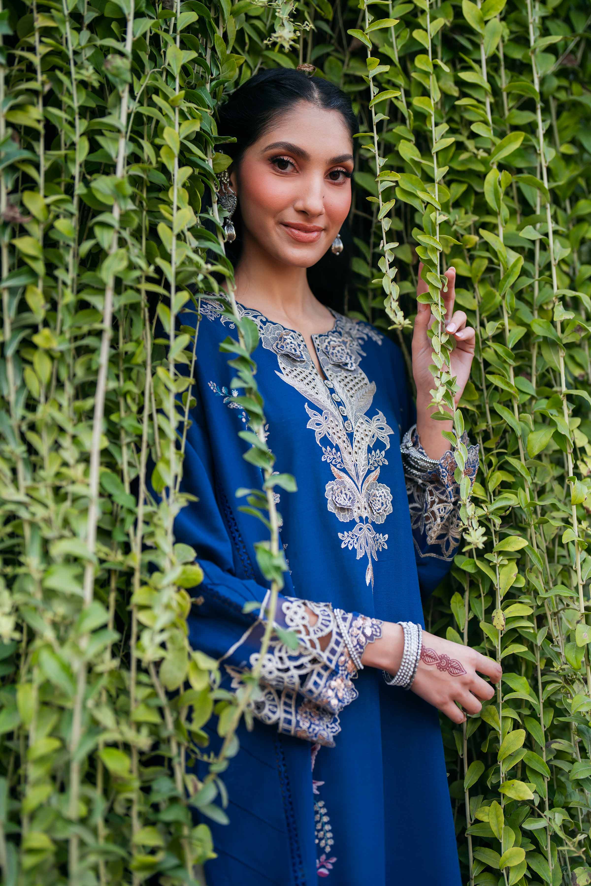 2 Piece - Embroidered Suit - PE26-47