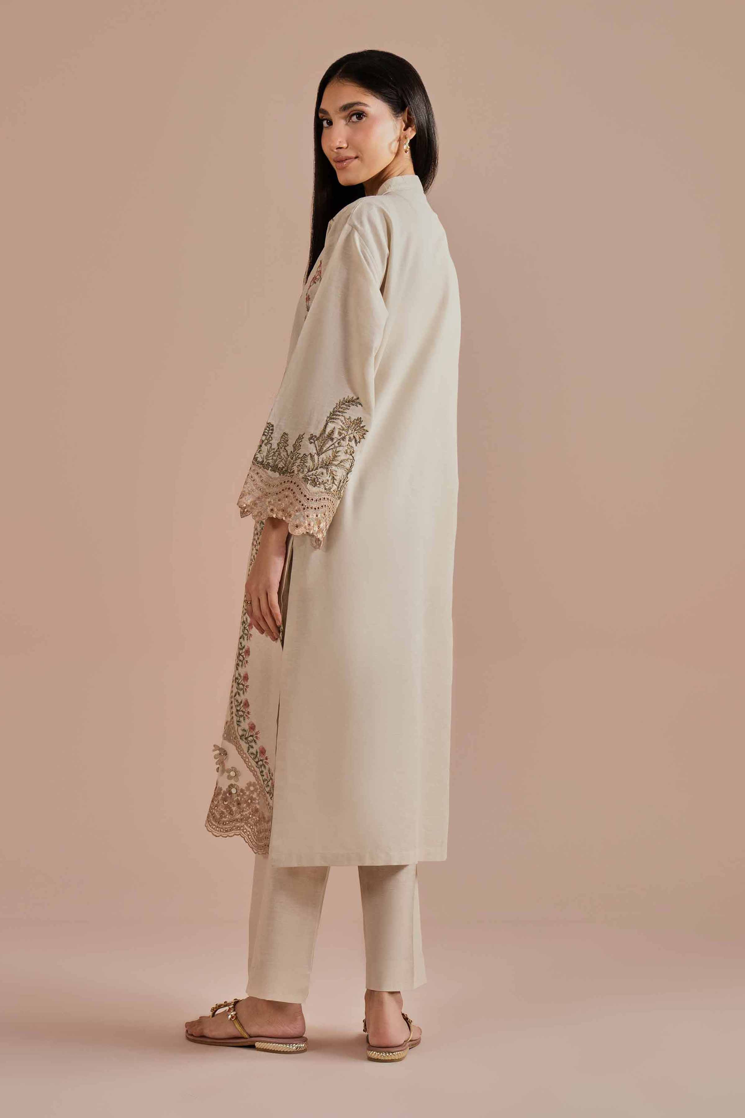 2 Piece - Embroidered Suit - PE26-48
