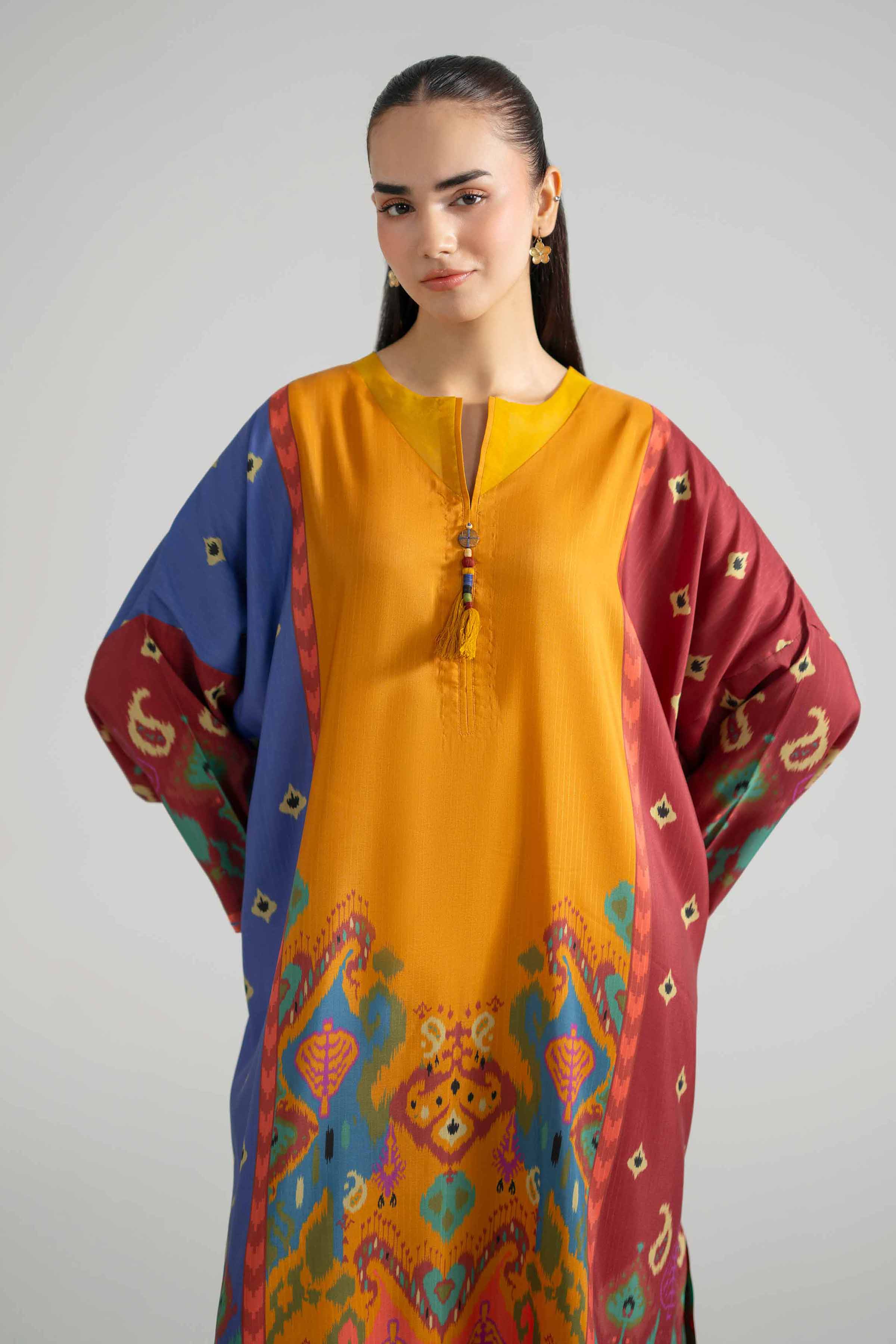 2 Piece - Printed Suit - PE26-481 Multi Linen 2PC Printed READY TO WEAR