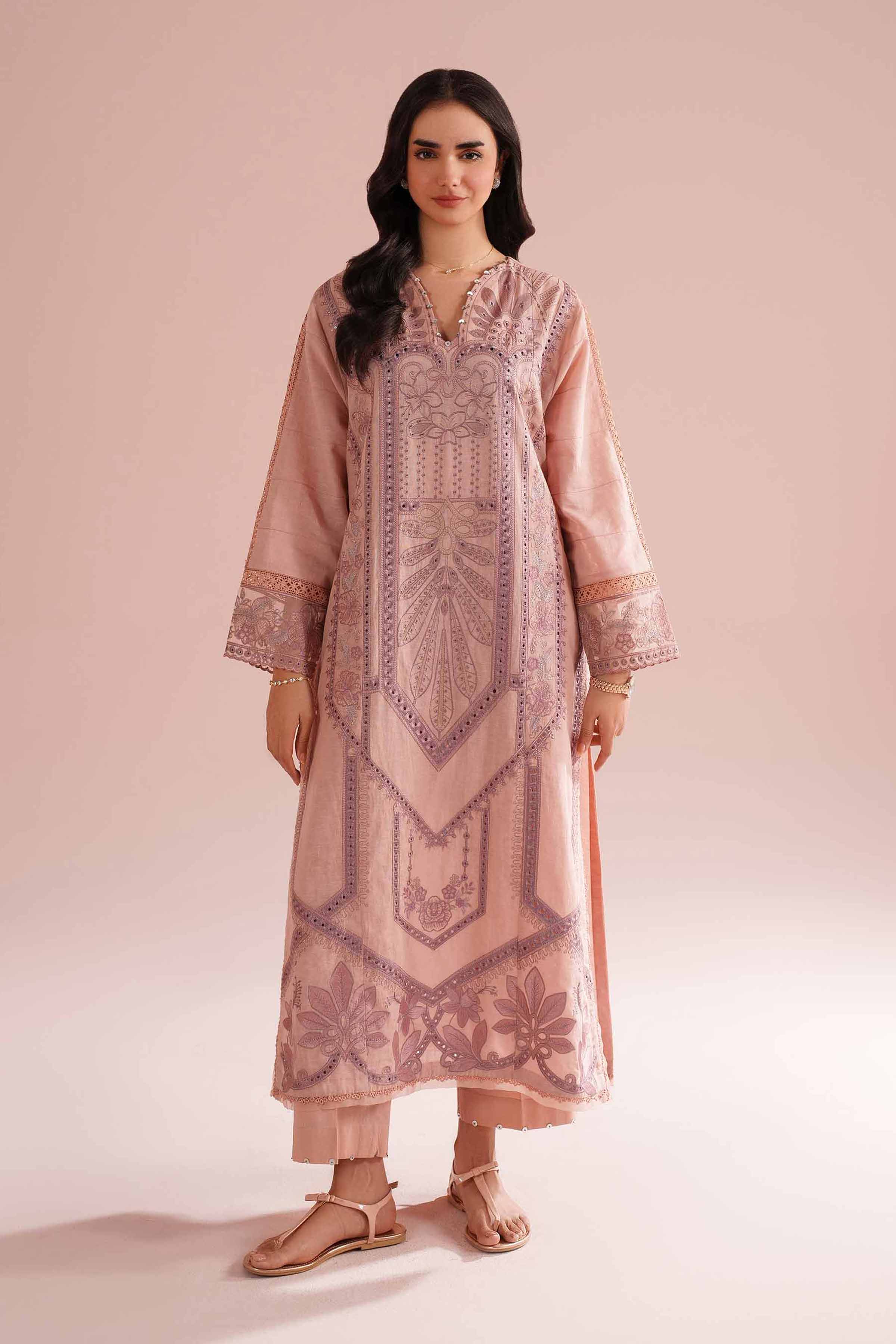 2 Piece - Embroidered Suit - PE26-51