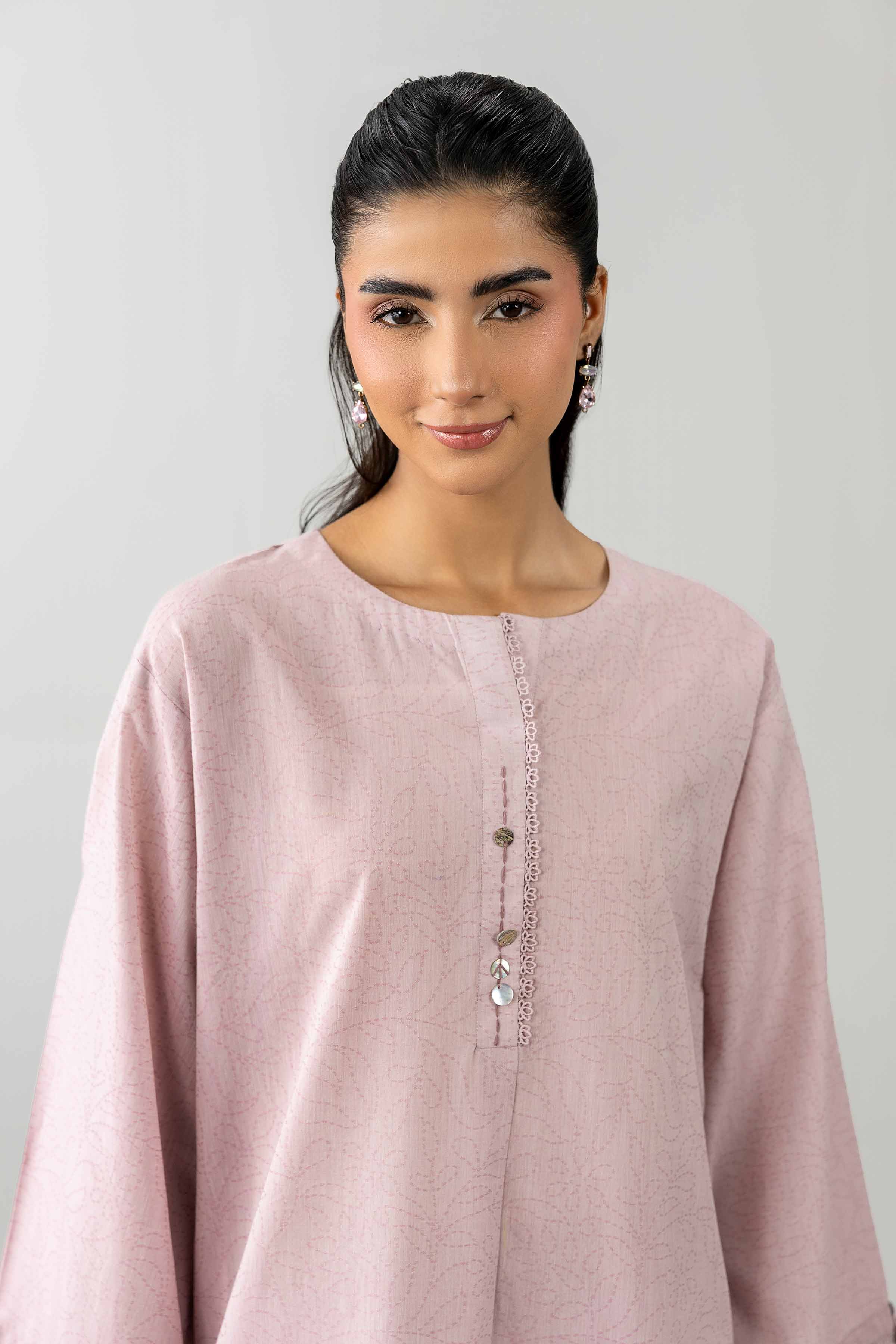 2 Piece - Solid Suit - PE26-529 Pink Jacquard 2PC Solids READY TO WEAR