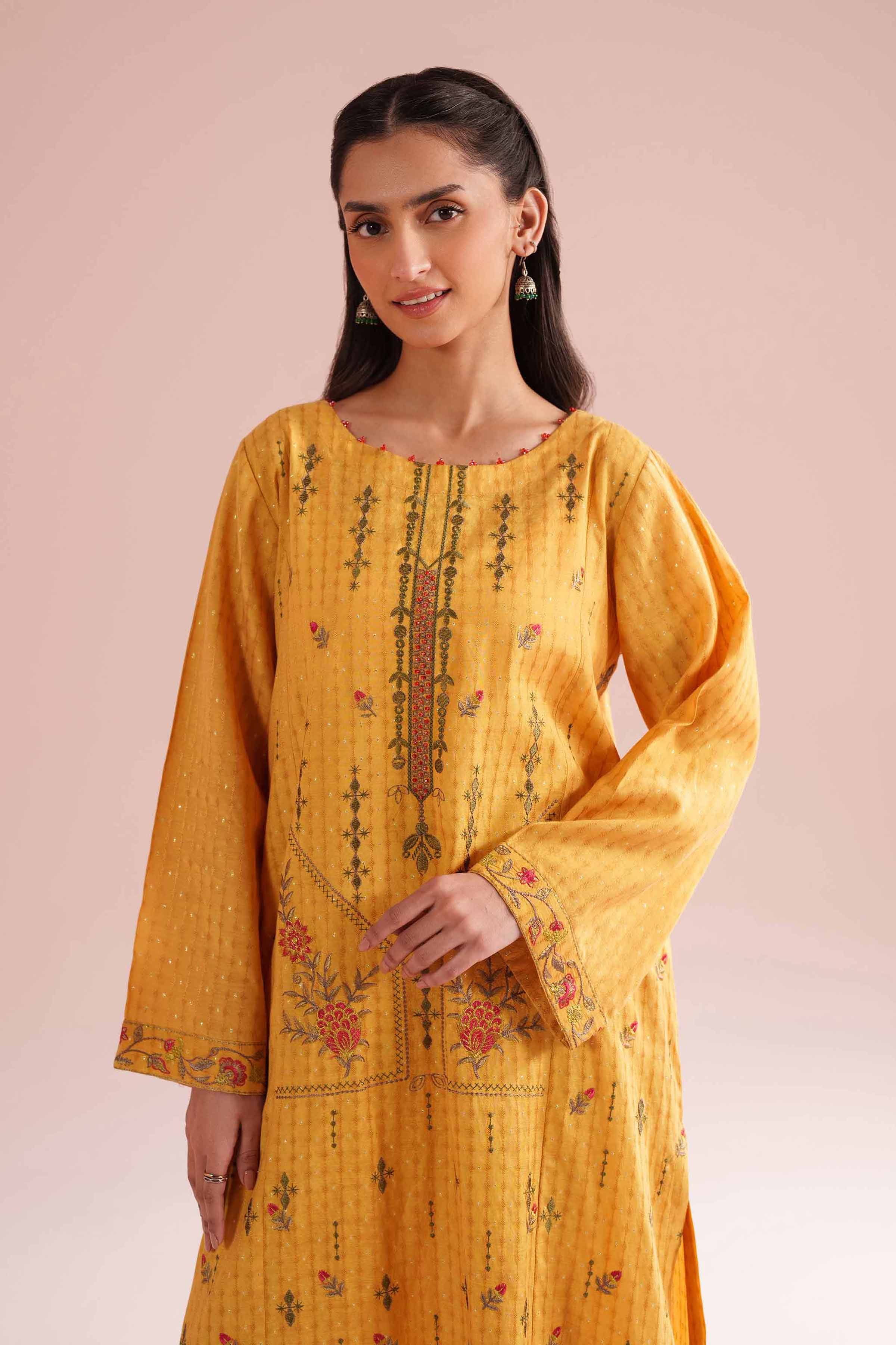 2 Piece - Embroidered Suit - PE26-60