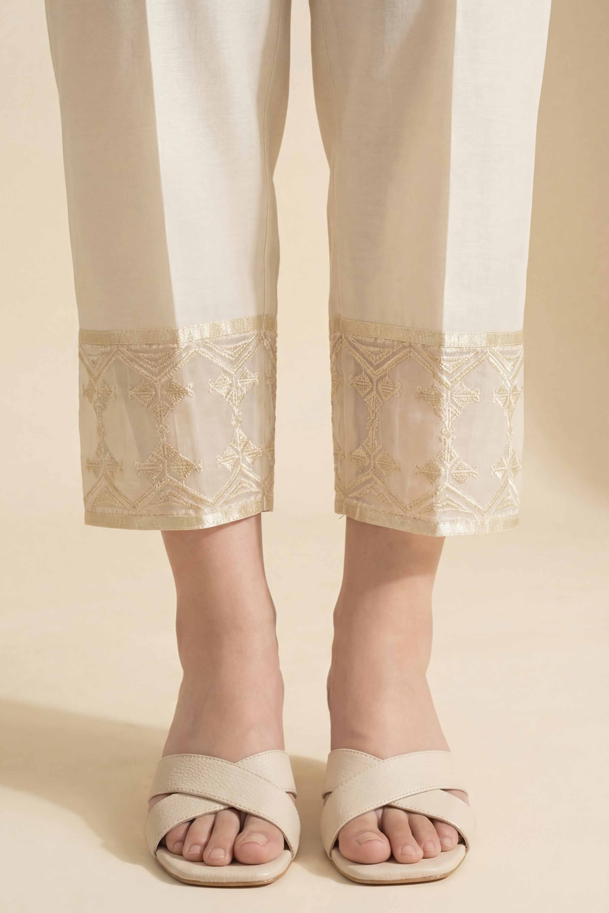 Embroidered Trousers - PE26-632