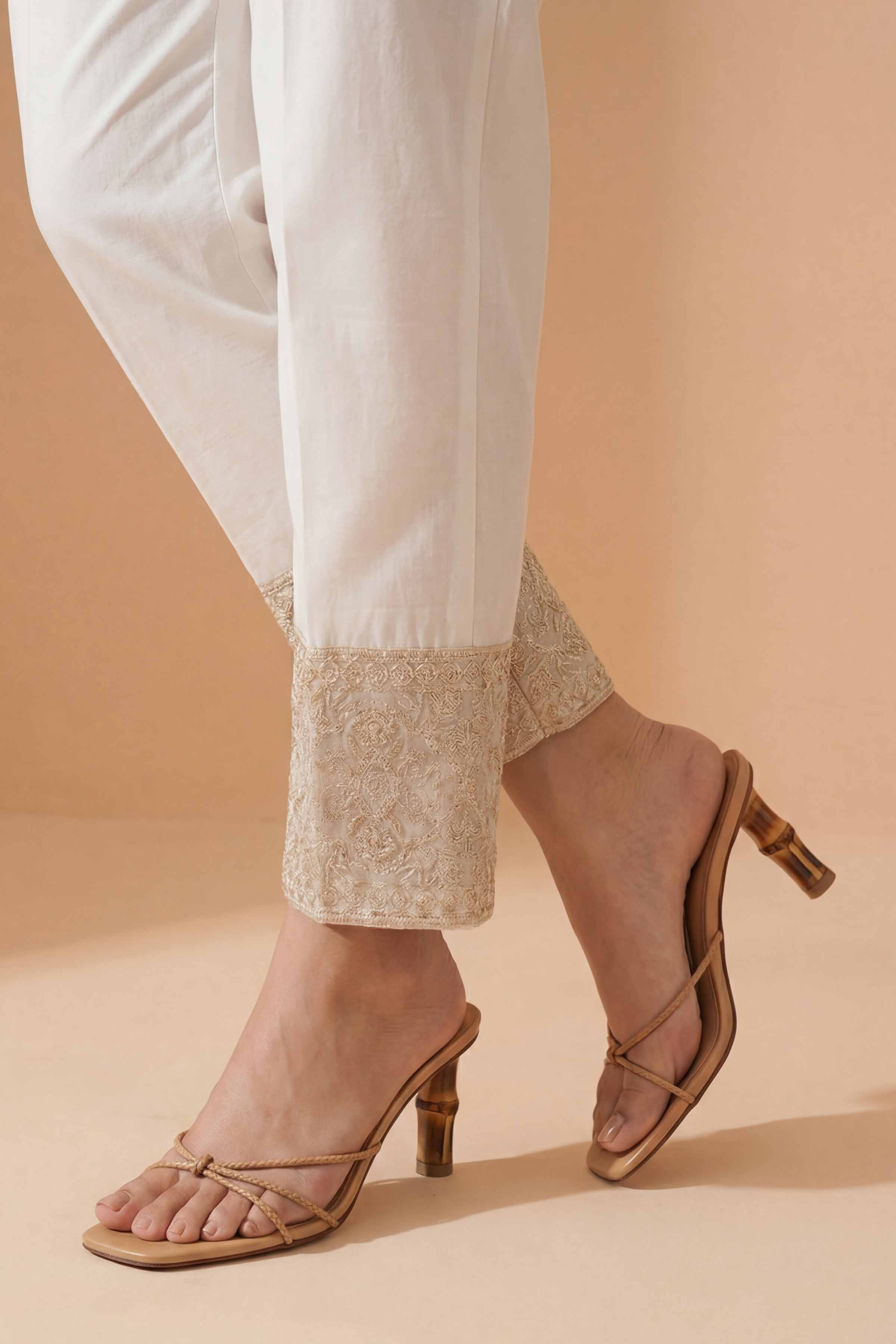 Embroidered Trousers - PE26-659