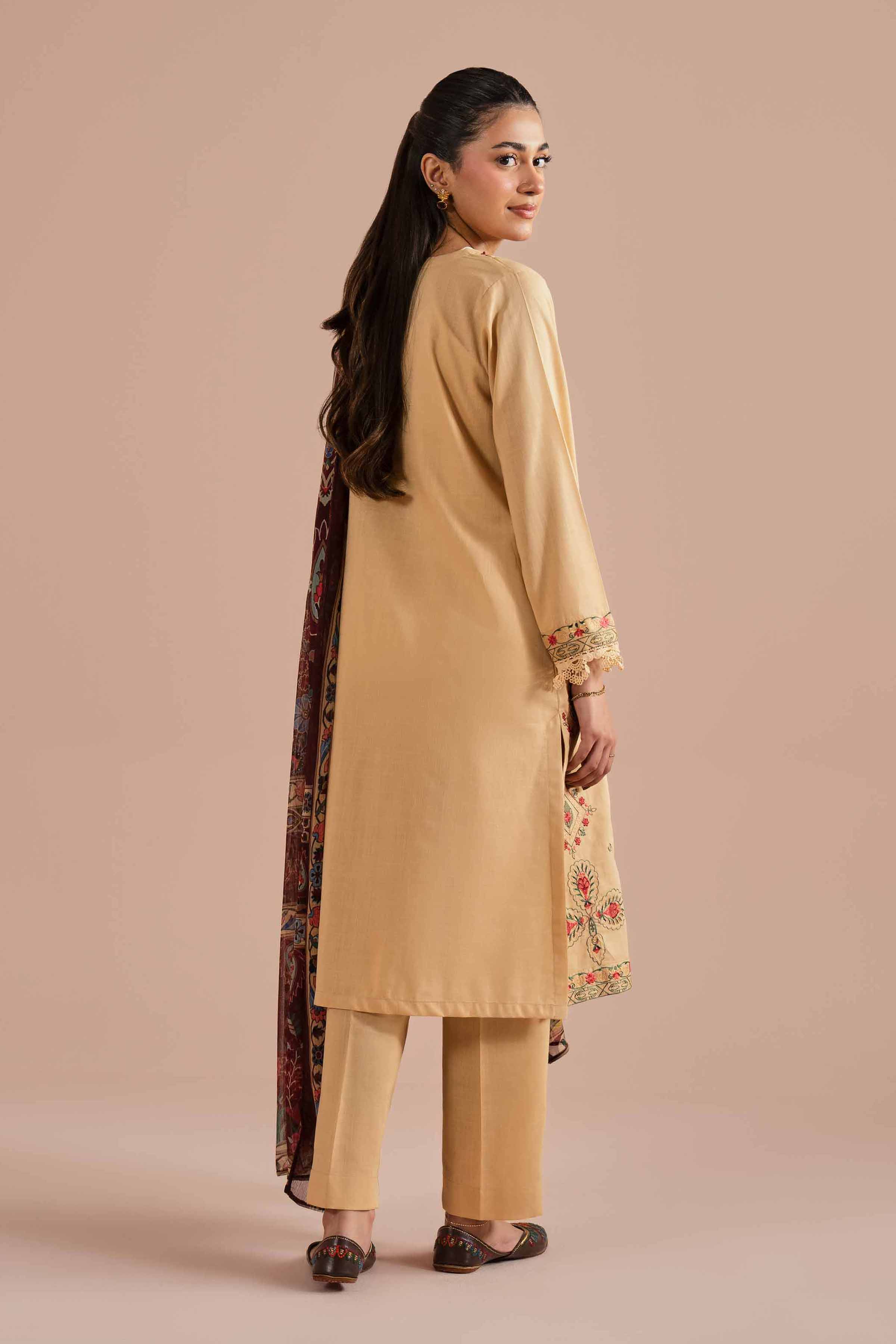 3 Piece - Embroidered Suit - PE26-67