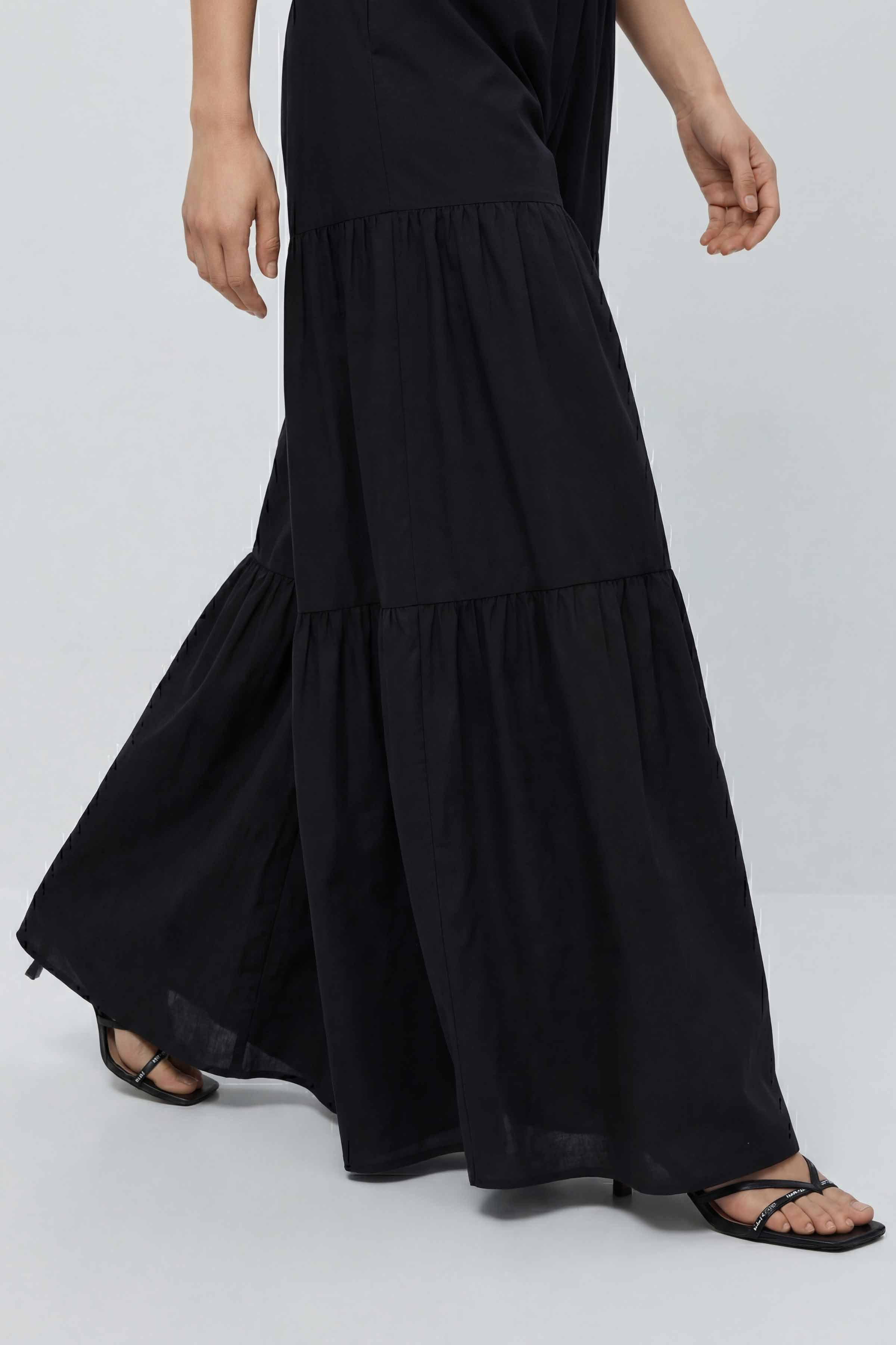 Solid Gharara - PE26-672 Black Cambric 1PC Solids READY TO WEAR