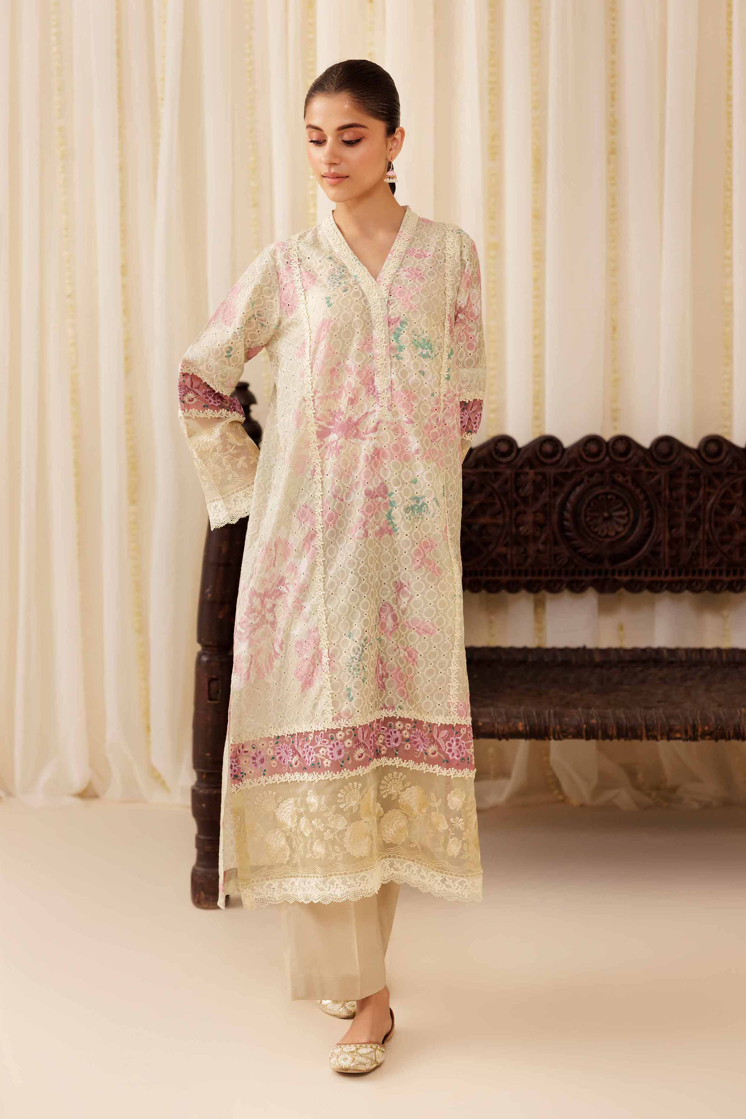 2 Piece - Embroidered Suit - PFE25-06