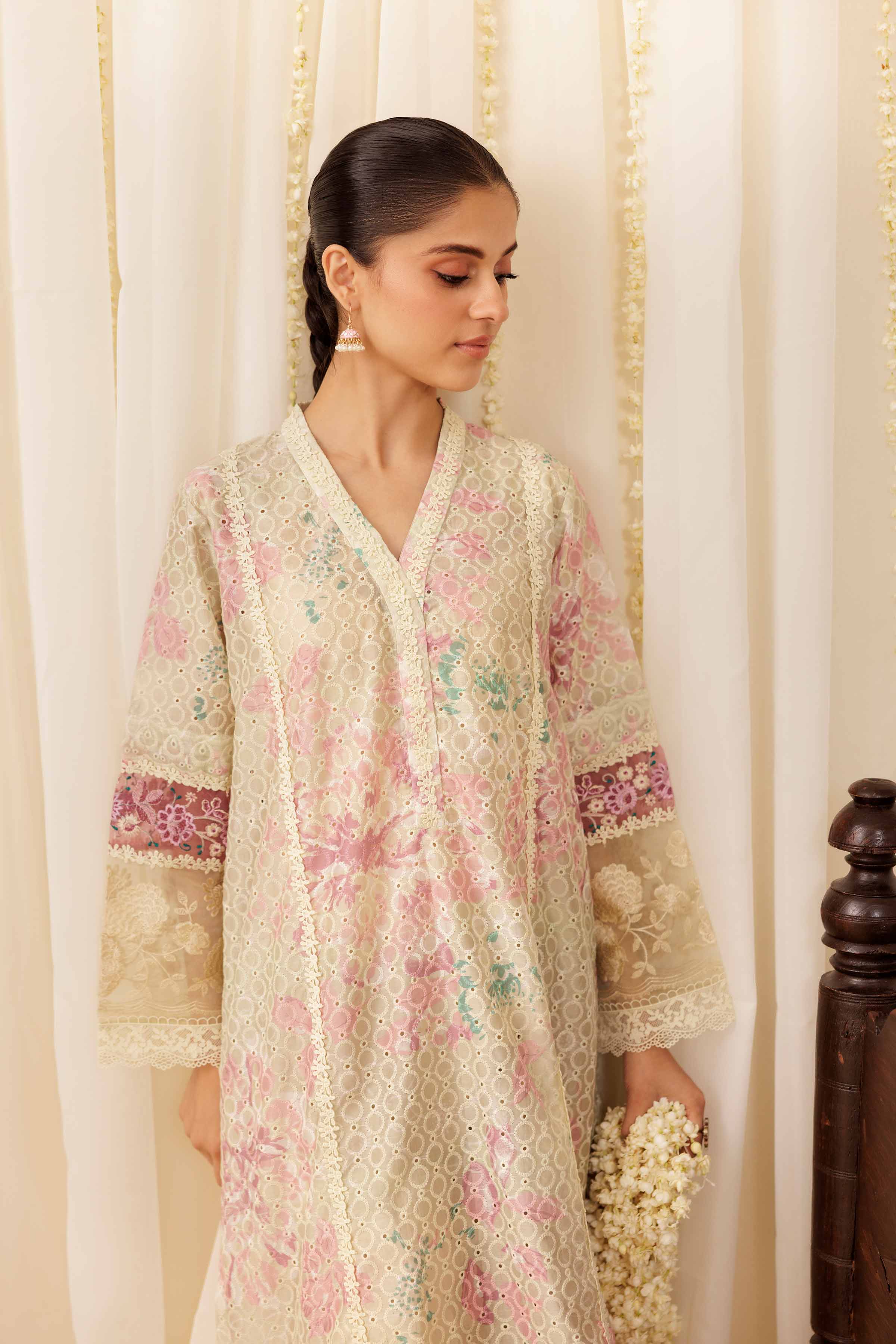 2 Piece - Embroidered Suit - PFE25-06