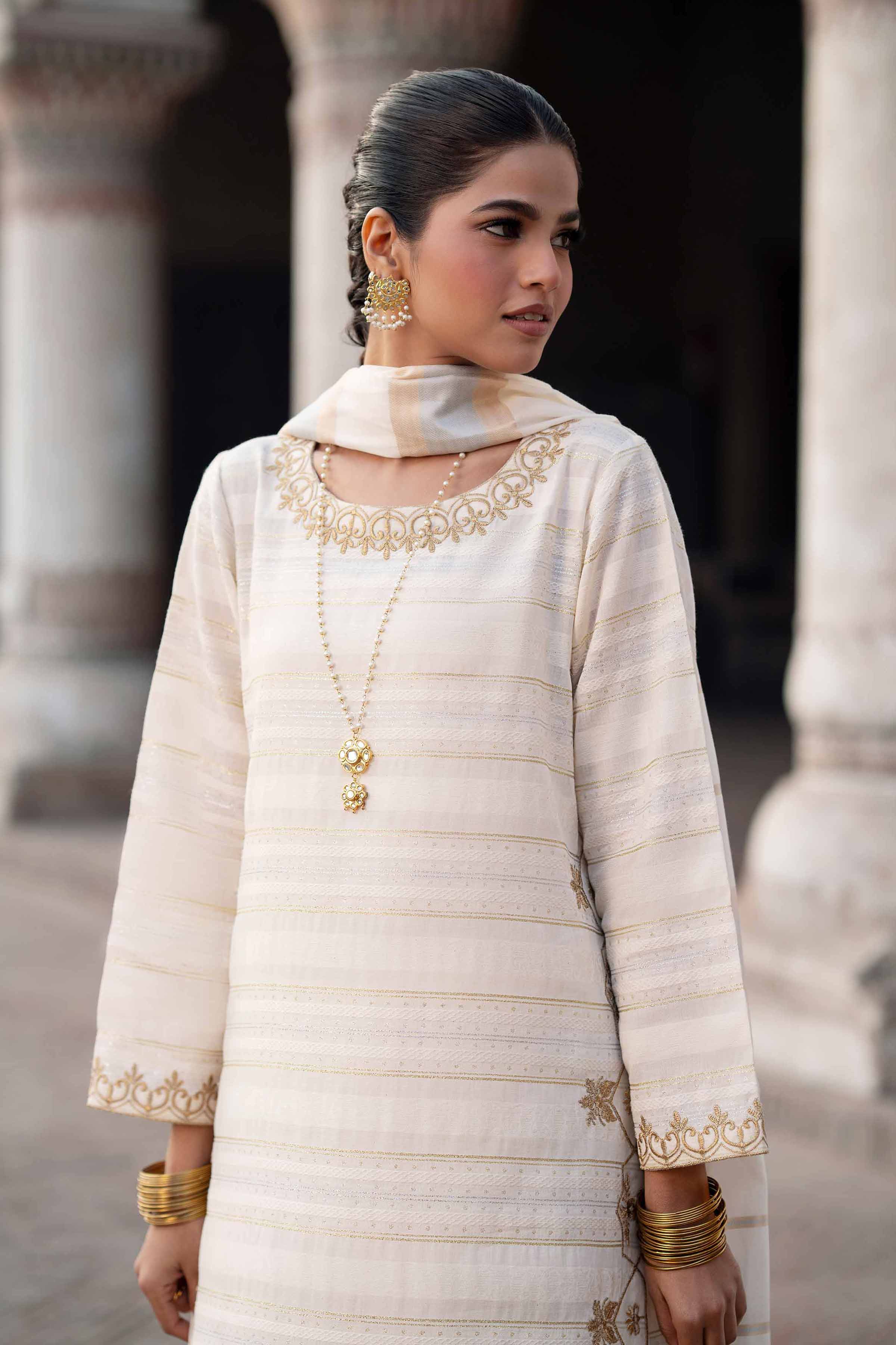 3 Piece - Embroidered Suit - PFE25-37