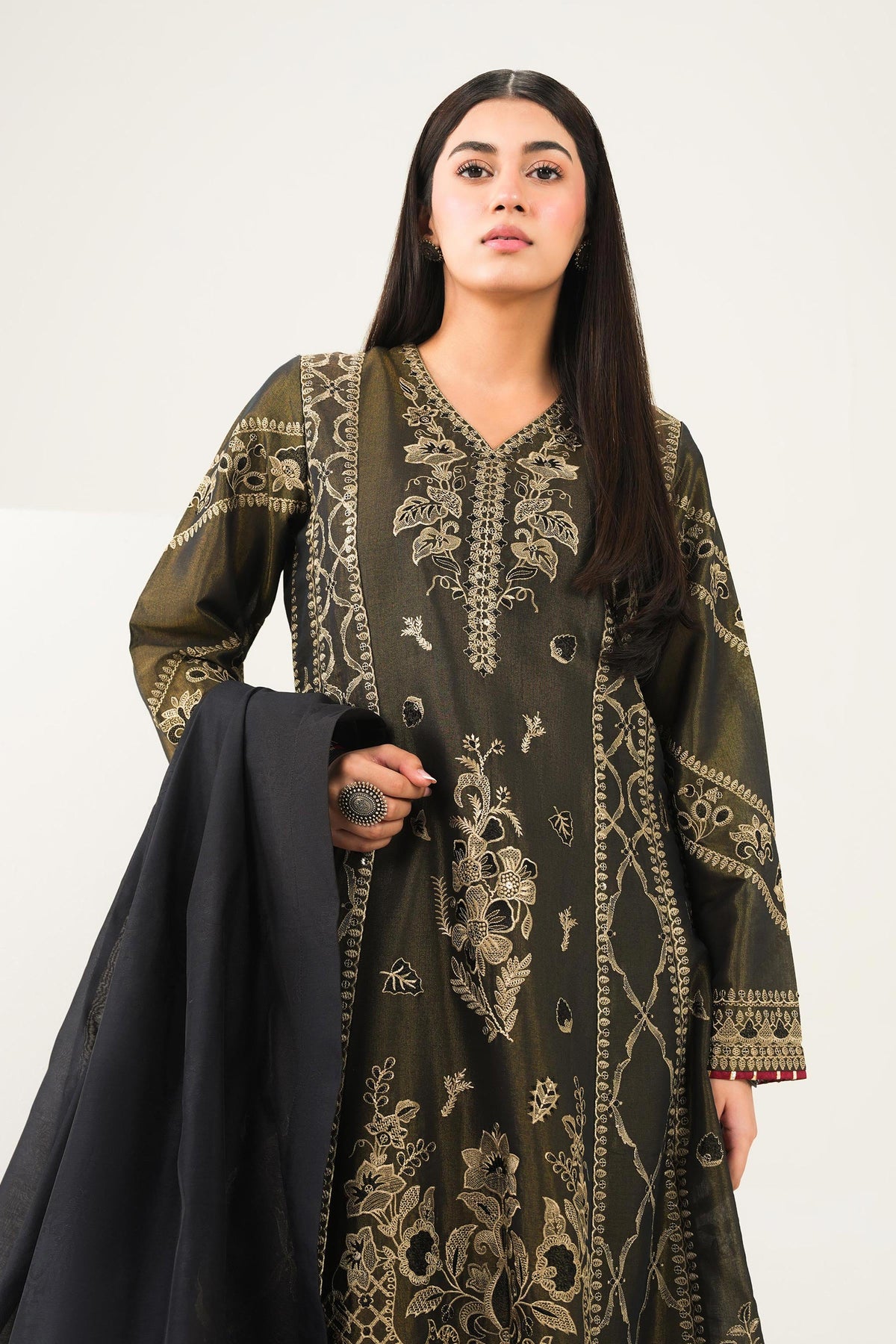 3 Piece - Embroidered Suit - PFE26-42-for Women - Pret Collection | Nishat UAE | Shop Online