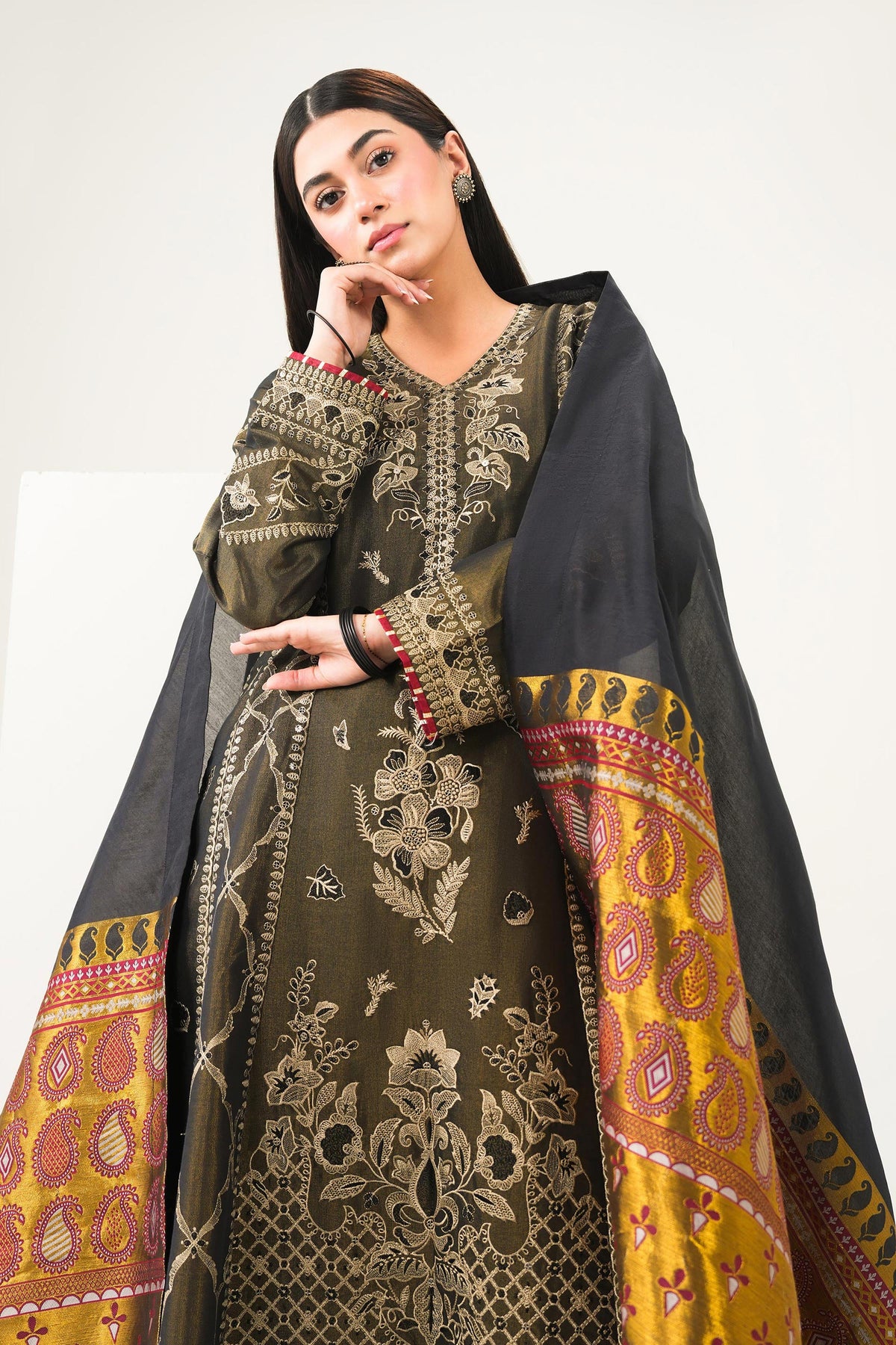 3 Piece - Embroidered Suit - PFE26-42-for Women - Pret Collection | Nishat UAE | Shop Online