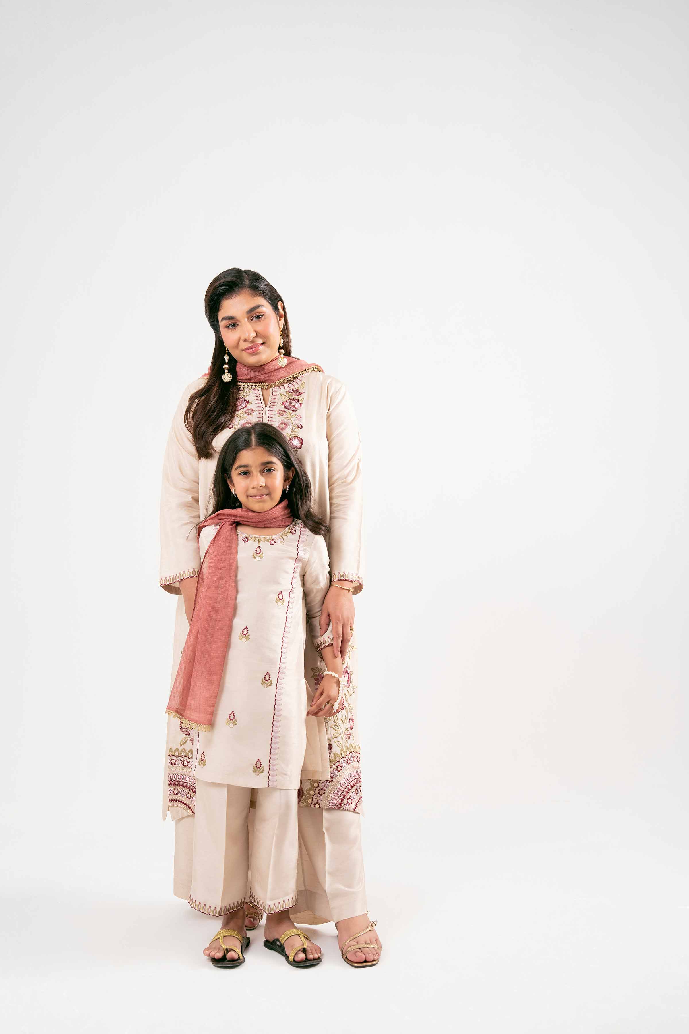 3 Piece - Embroidered Suit - PMD25-14 D