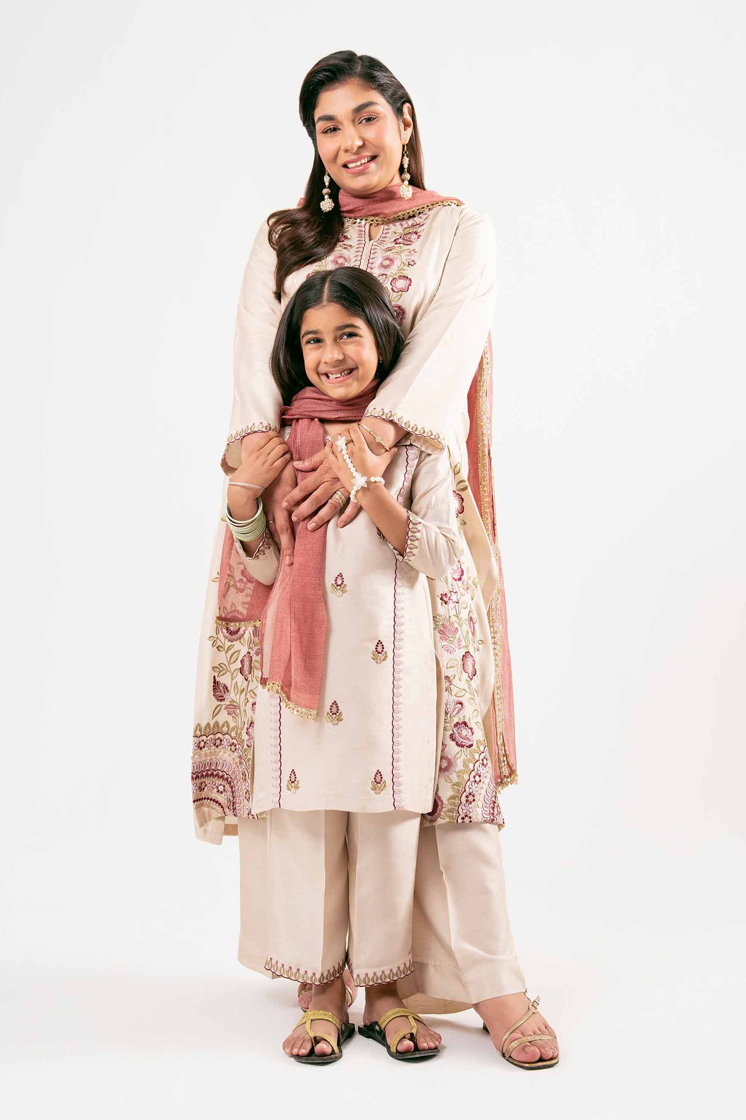 3 Piece - Embroidered Suit - PMD25-14 D