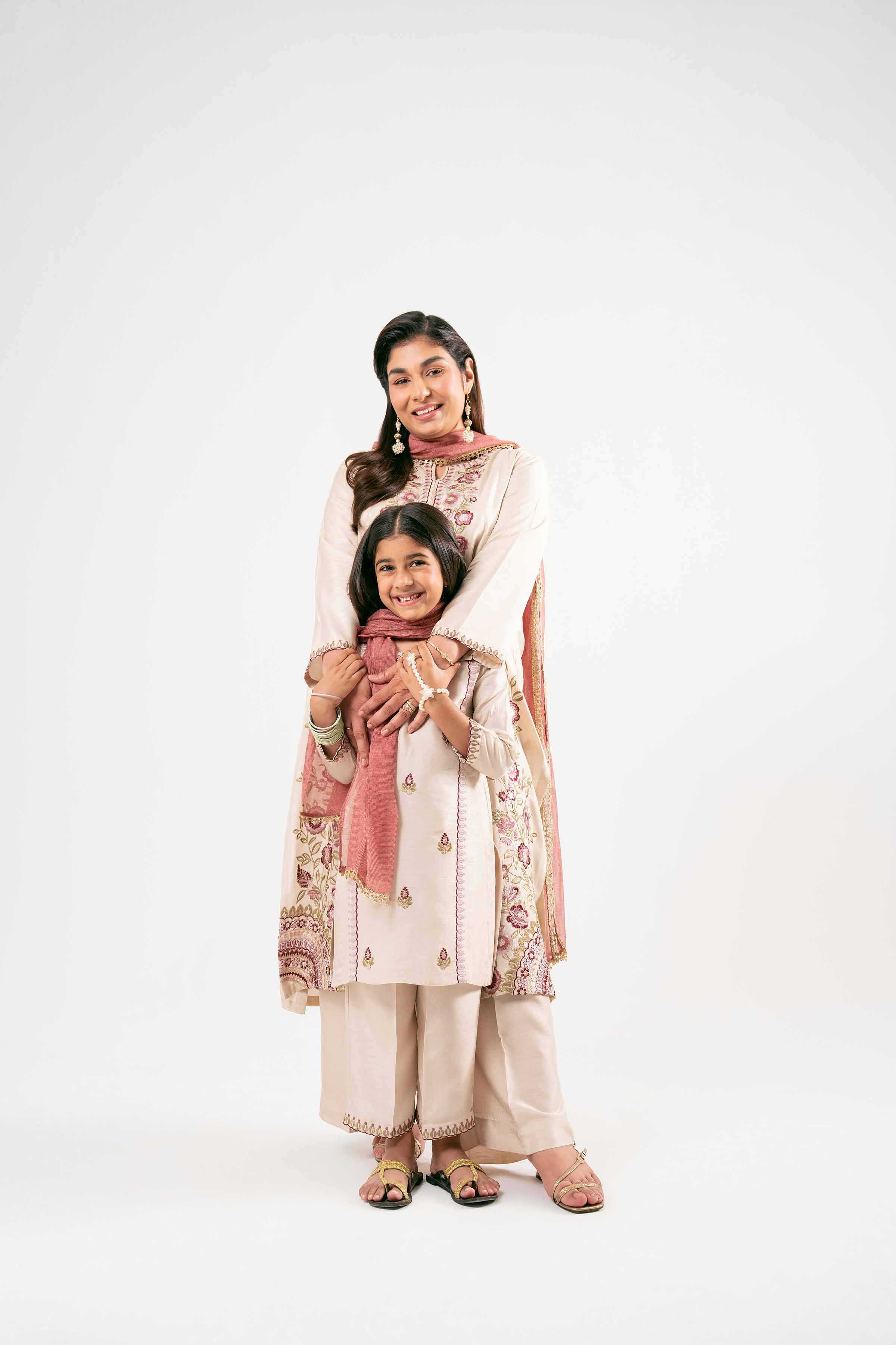 3 Piece - Embroidered Suit - PMD25-14 D