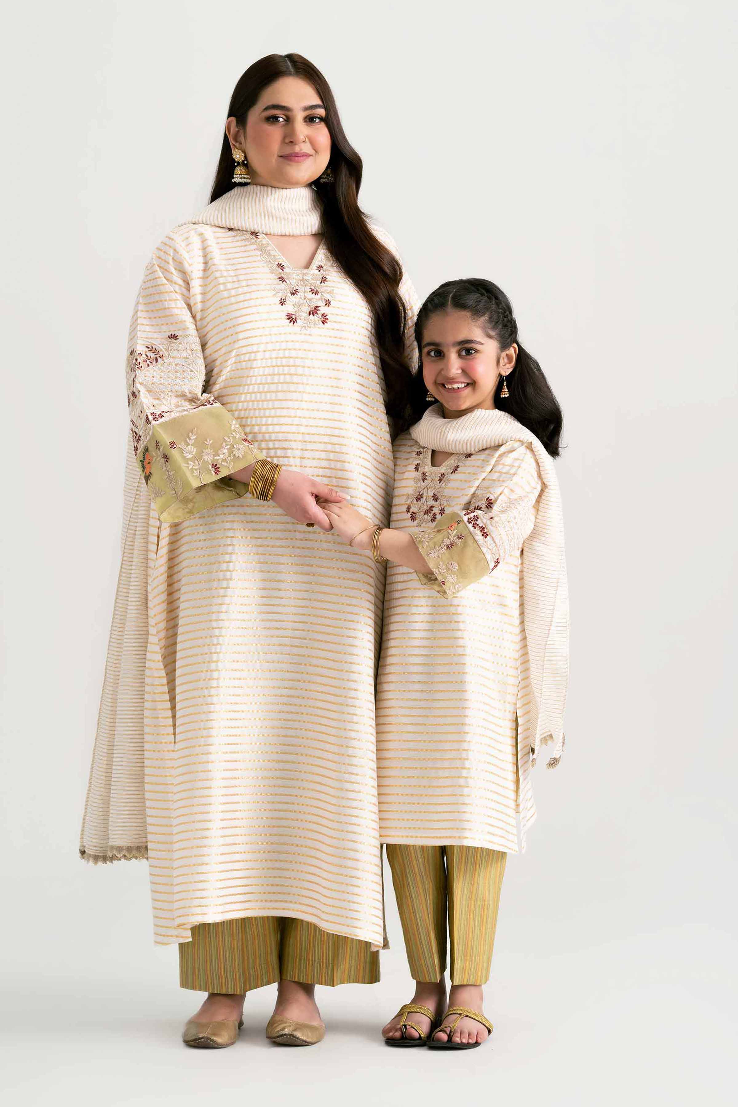 3 Piece - Embroidered Suit - PMD25-15 D