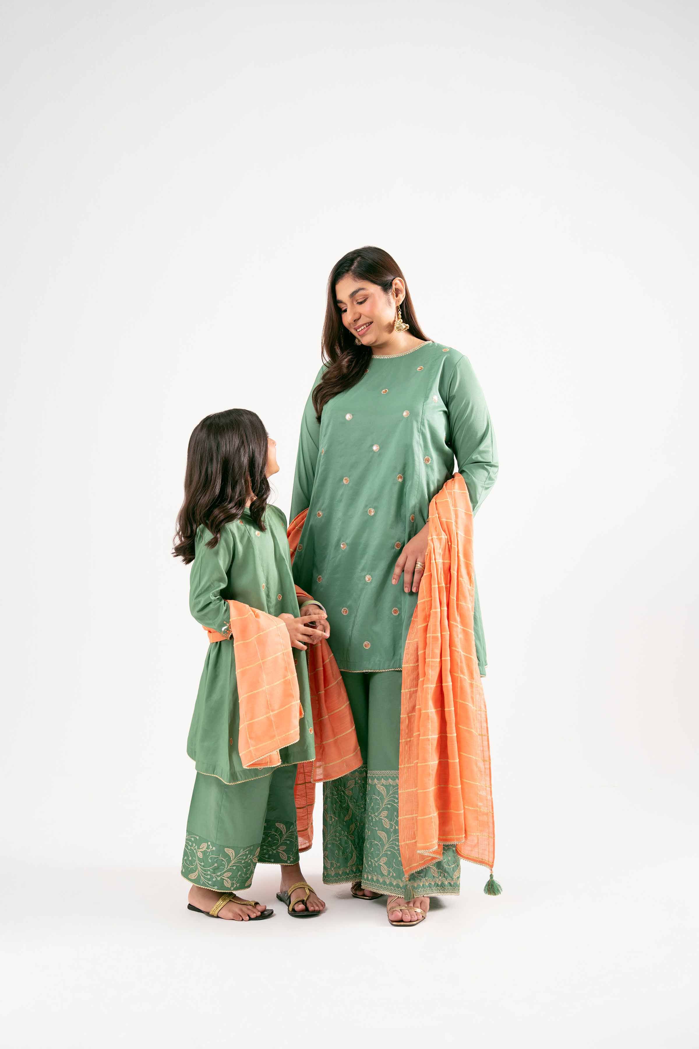 3 Piece - Embroidered Suit - PMD25-19 M