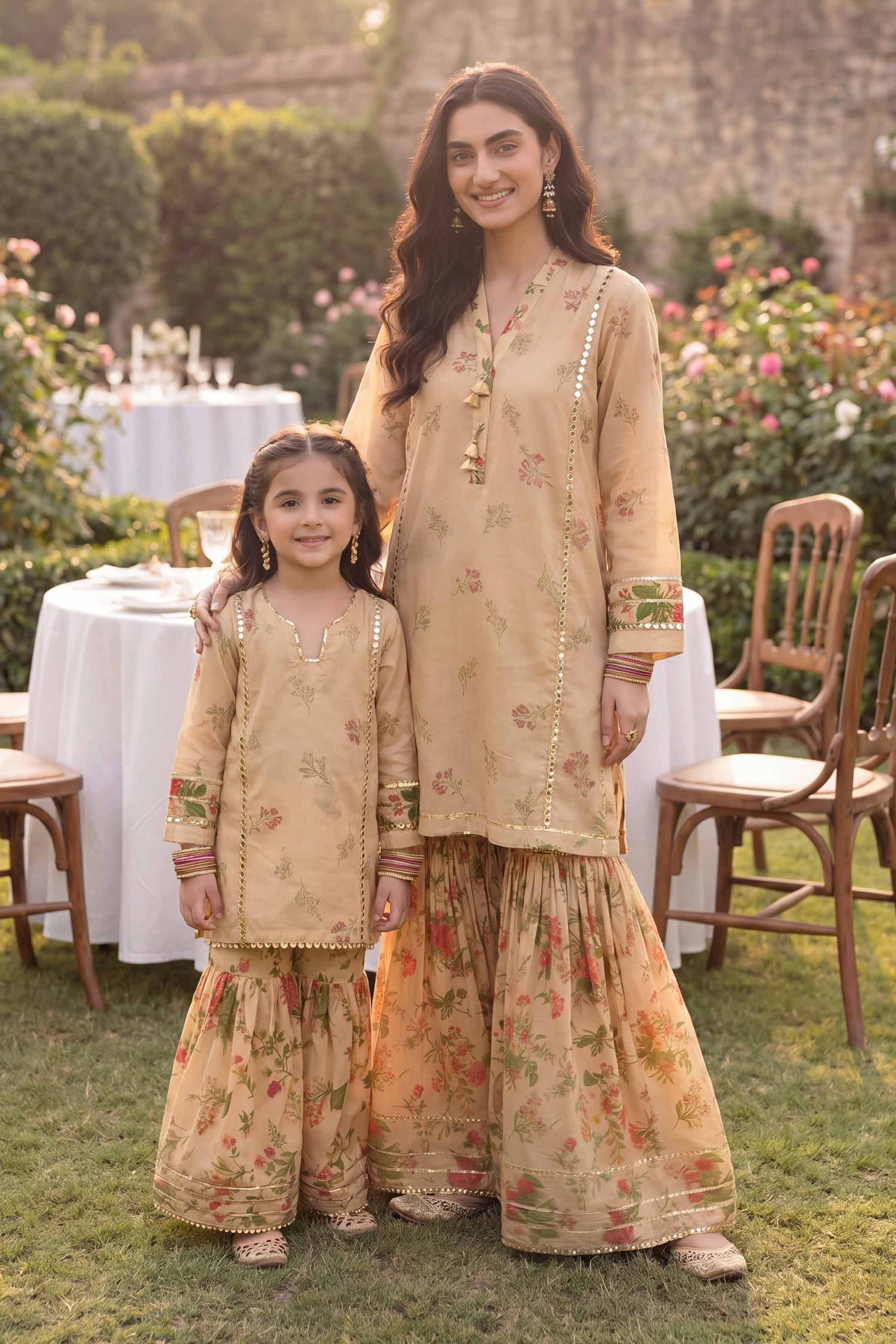 2 Piece - Printed Suit - PMD26-09 D