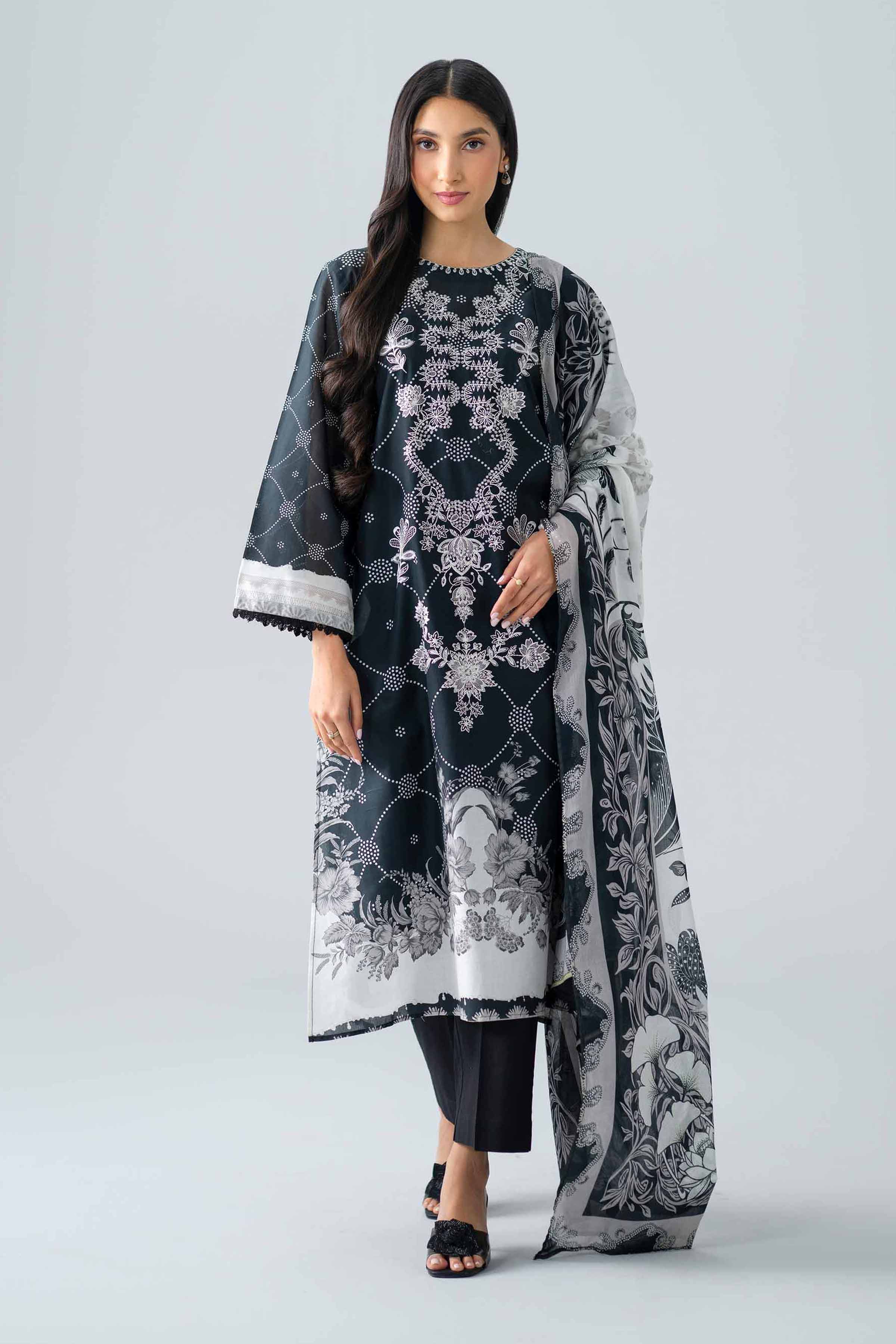 3 Piece - Embroidered Suit - PMS26-05
