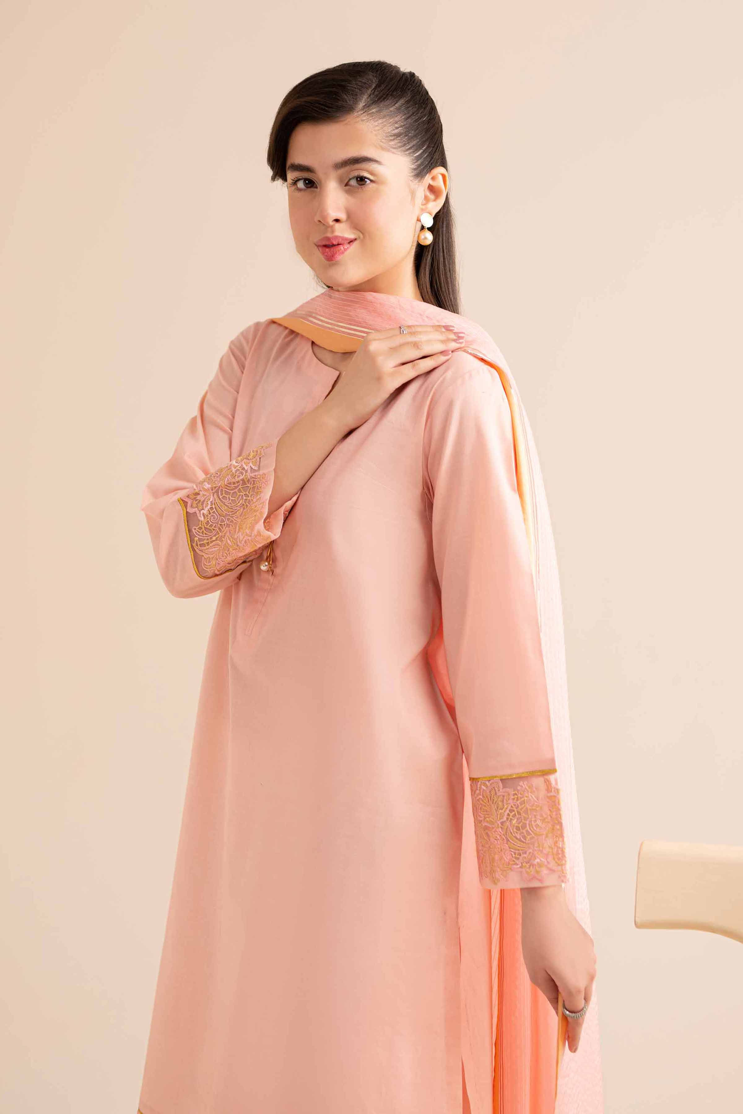 2 Piece - Embroidered Suit - PS24-114