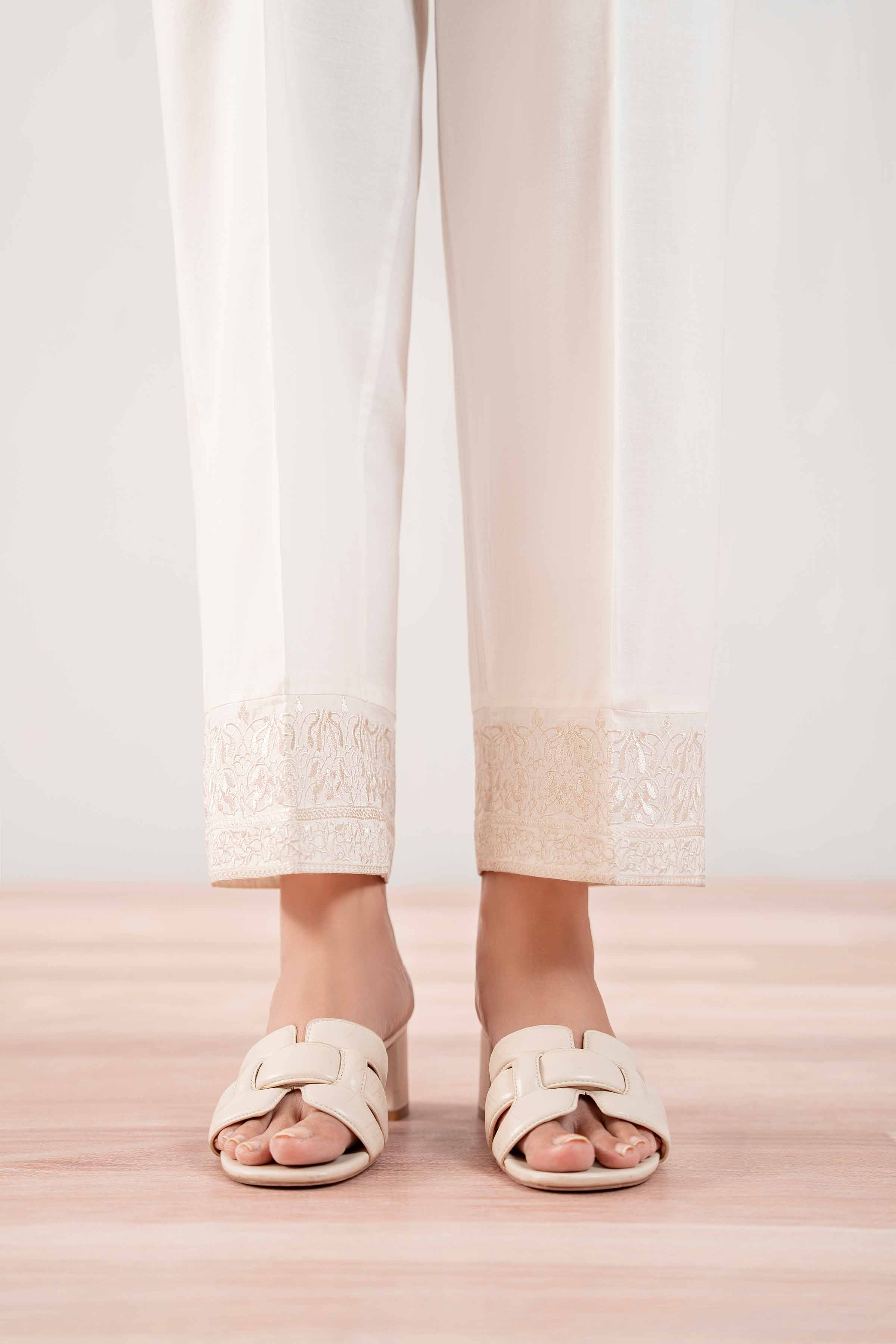 Embroidered Trousers - PS25-105