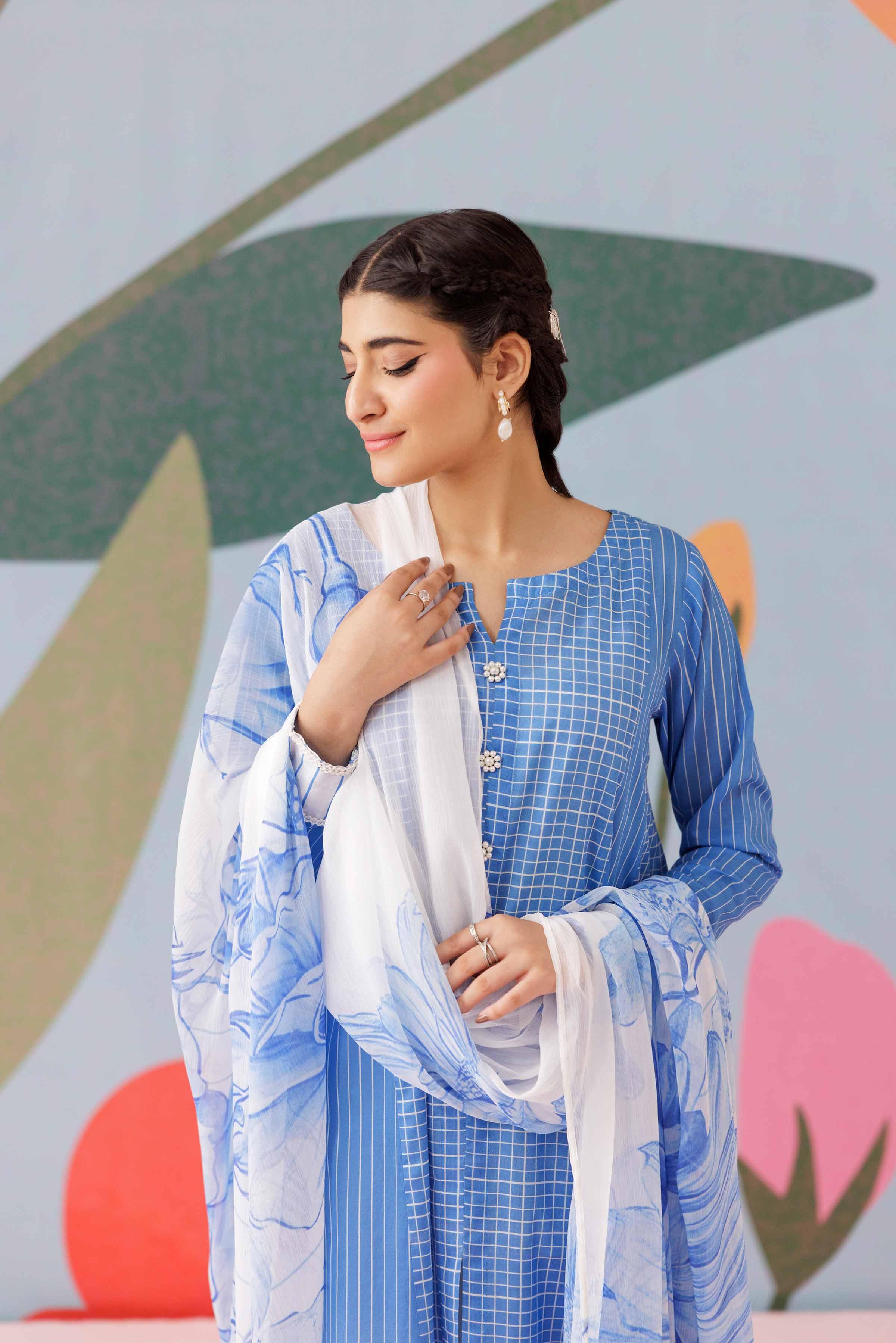 2 Piece - Printed Suit - PS25-155