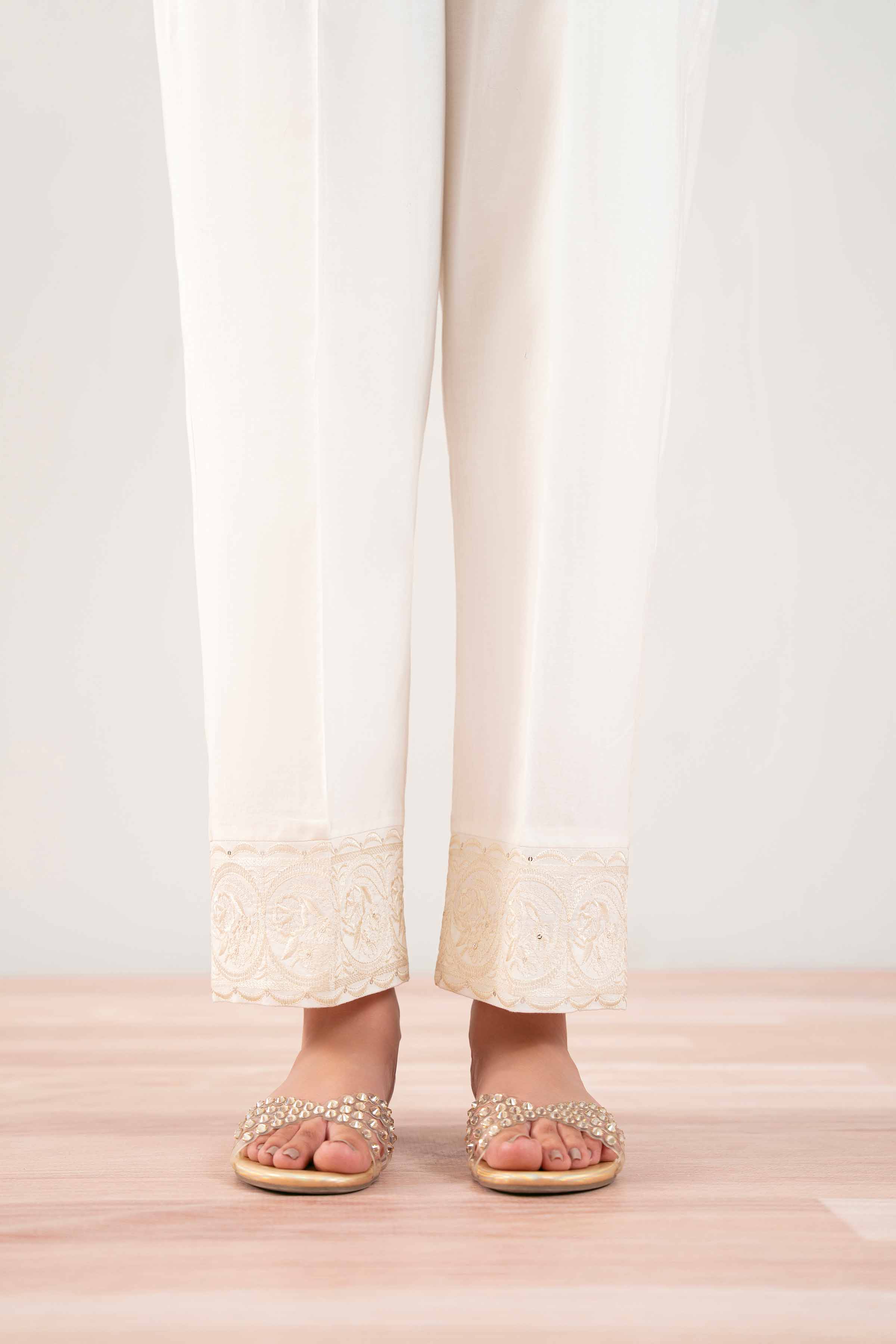 Embroidered Trousers - PS25-173