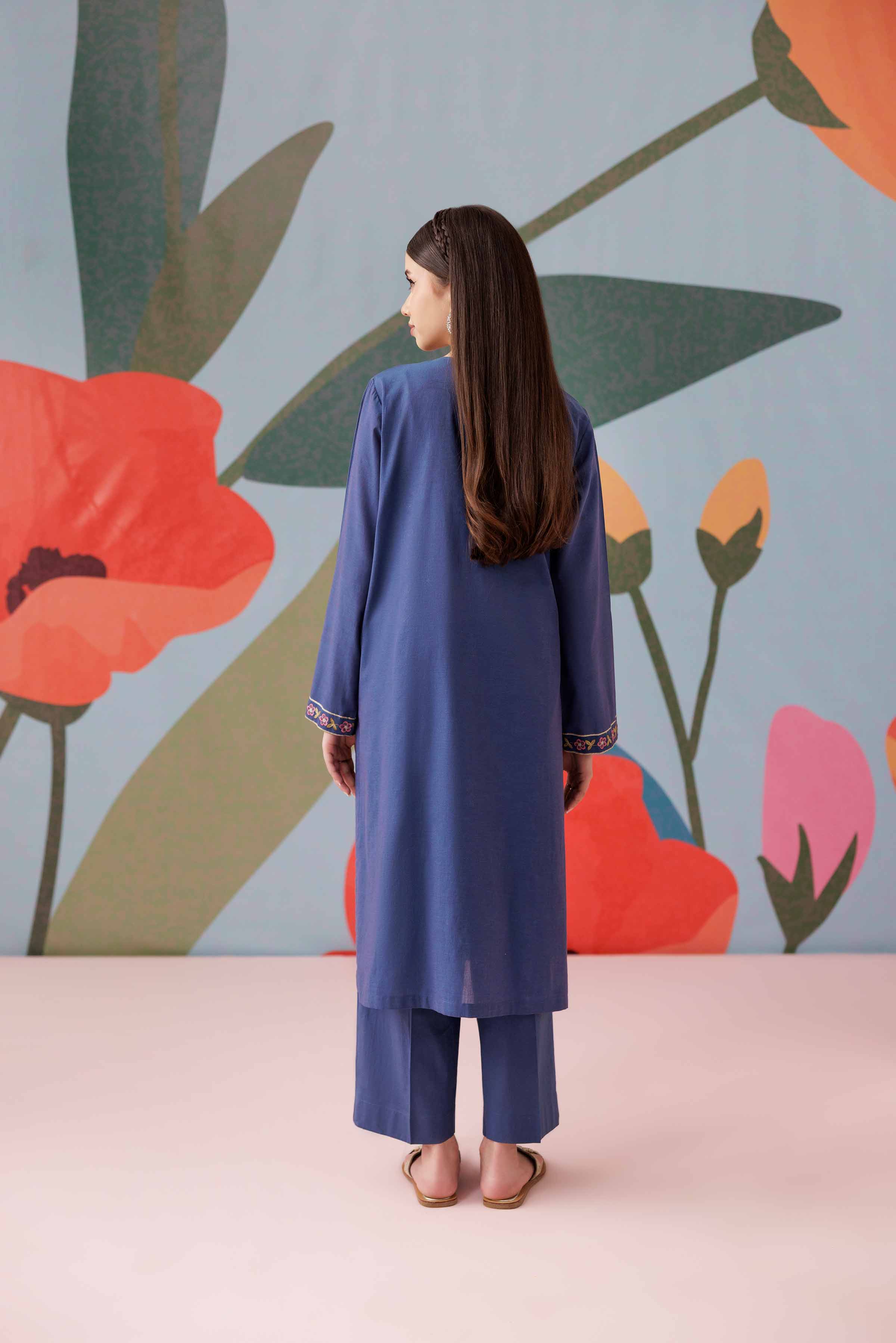 2 Piece - Embroidered Suit - PS25-182