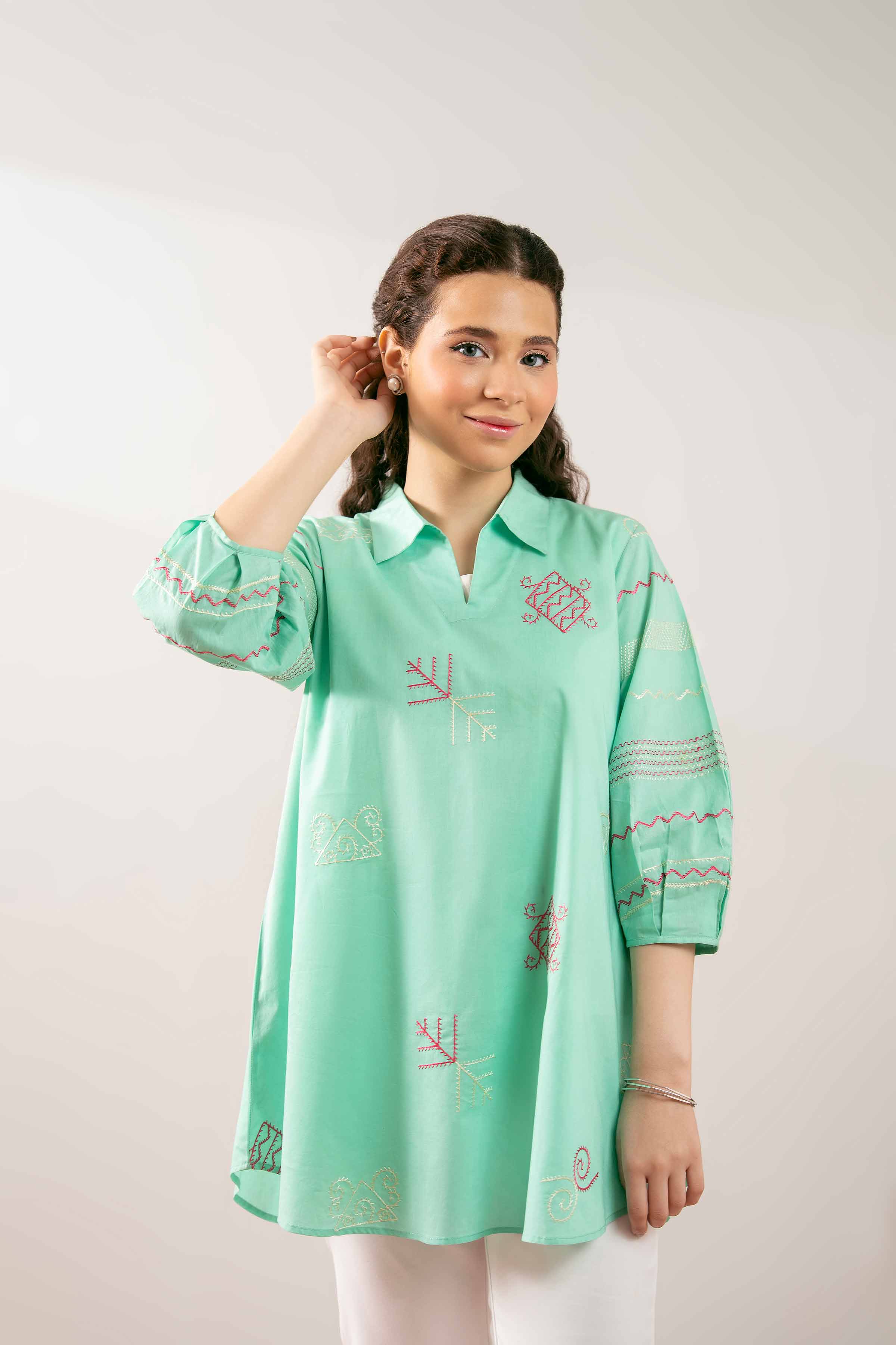 Embroidered Tunic - PS25-201