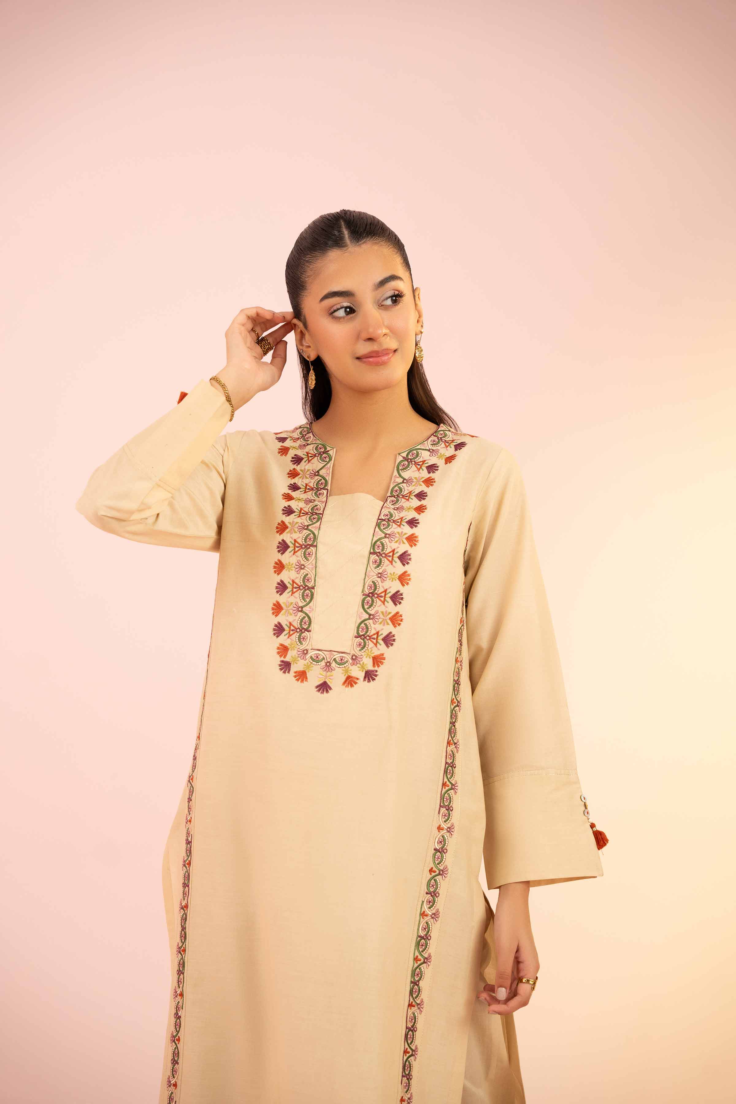 2 Piece - Embroidered Suit - PS25-38