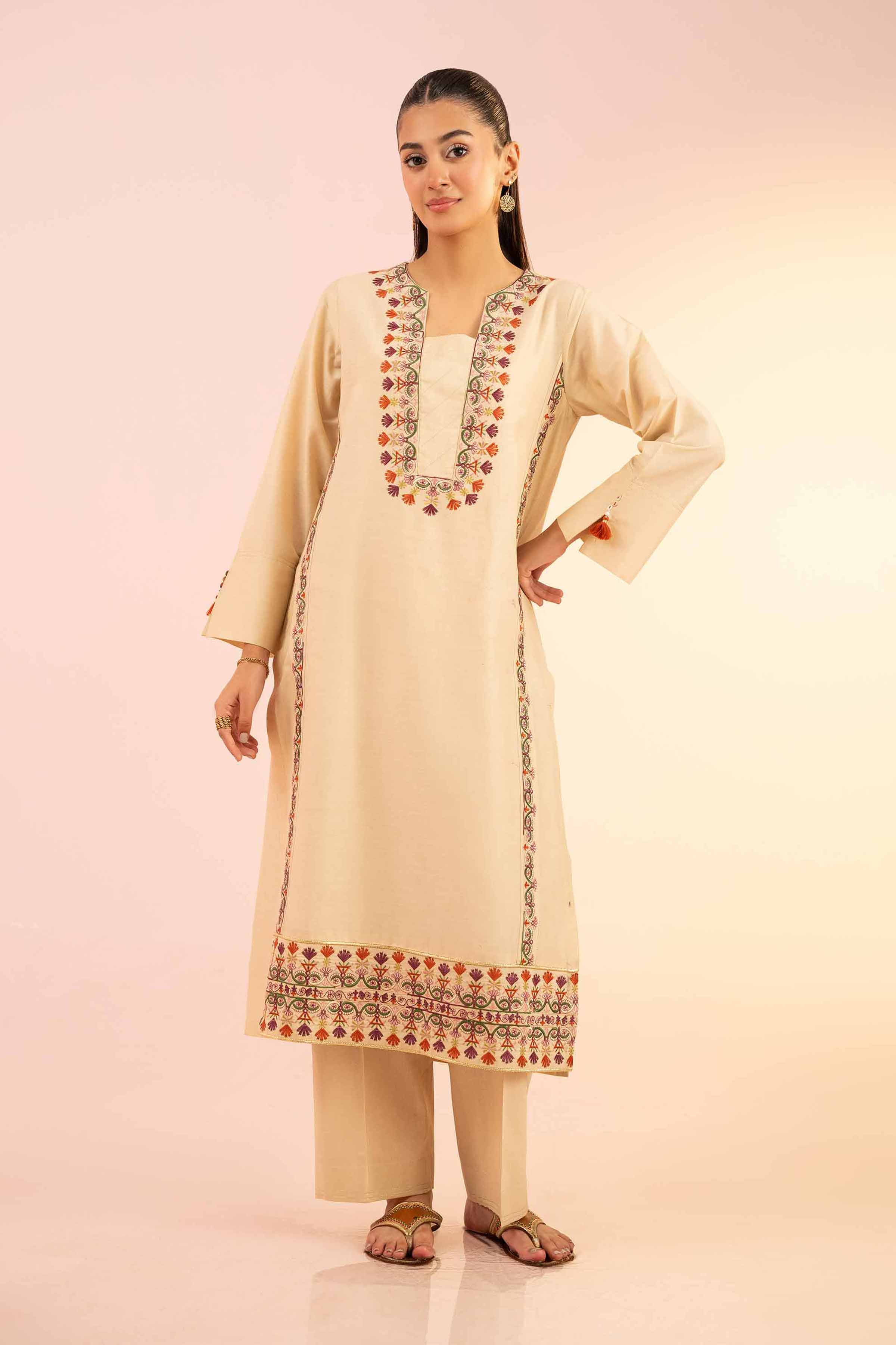 2 Piece - Embroidered Suit - PS25-38