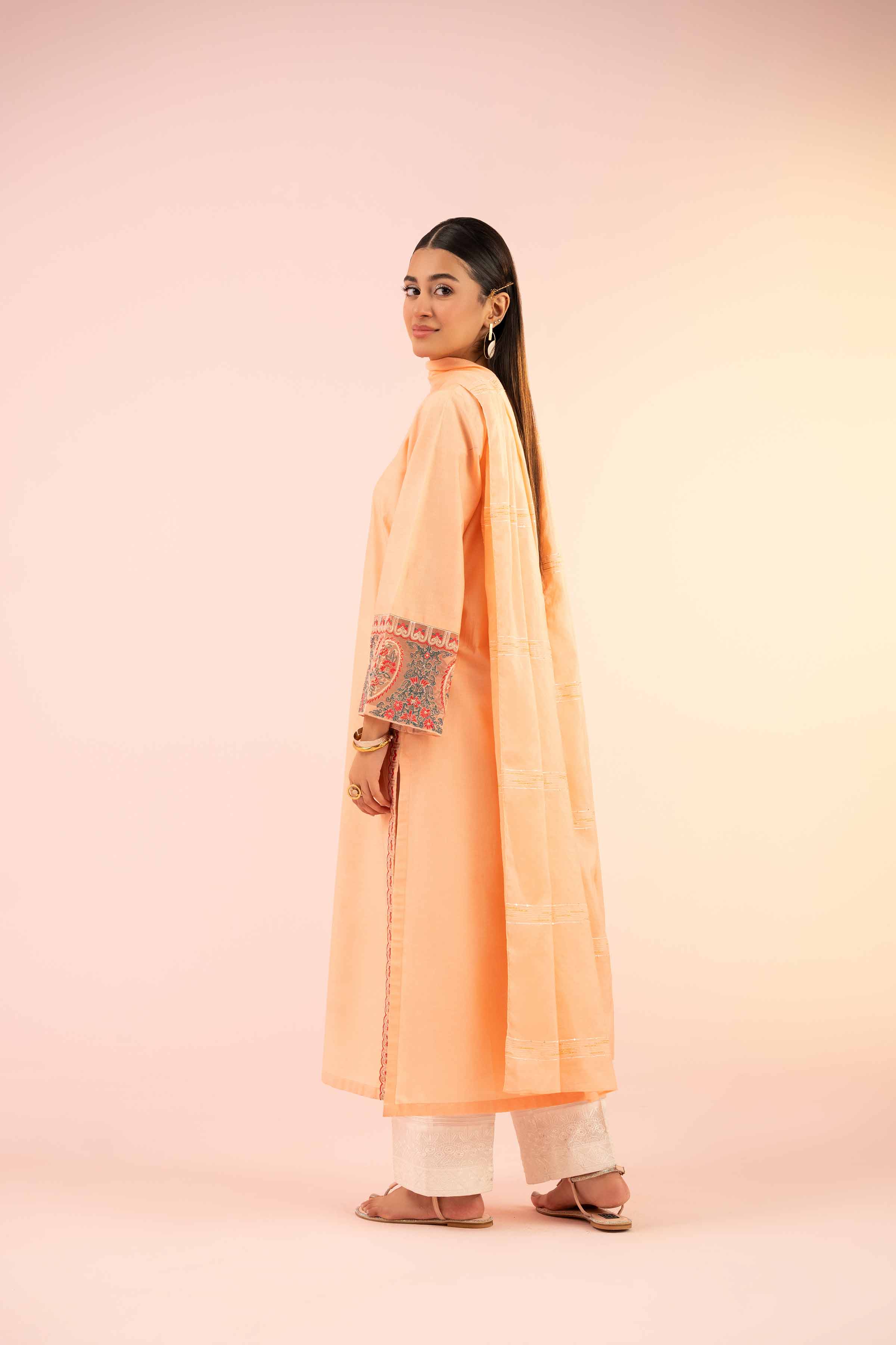 2 Piece - Embroidered Suit - PS25-54