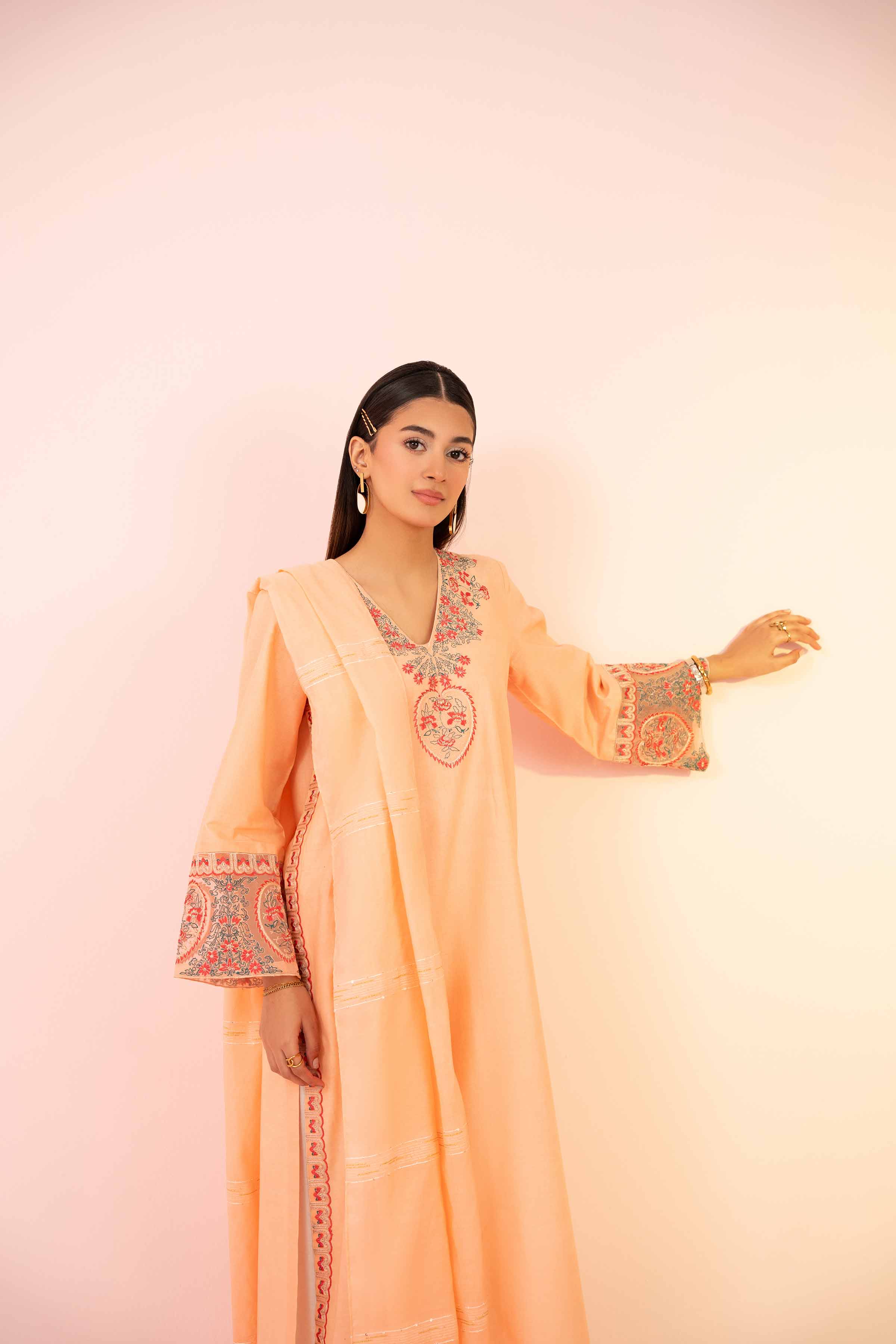 2 Piece - Embroidered Suit - PS25-54