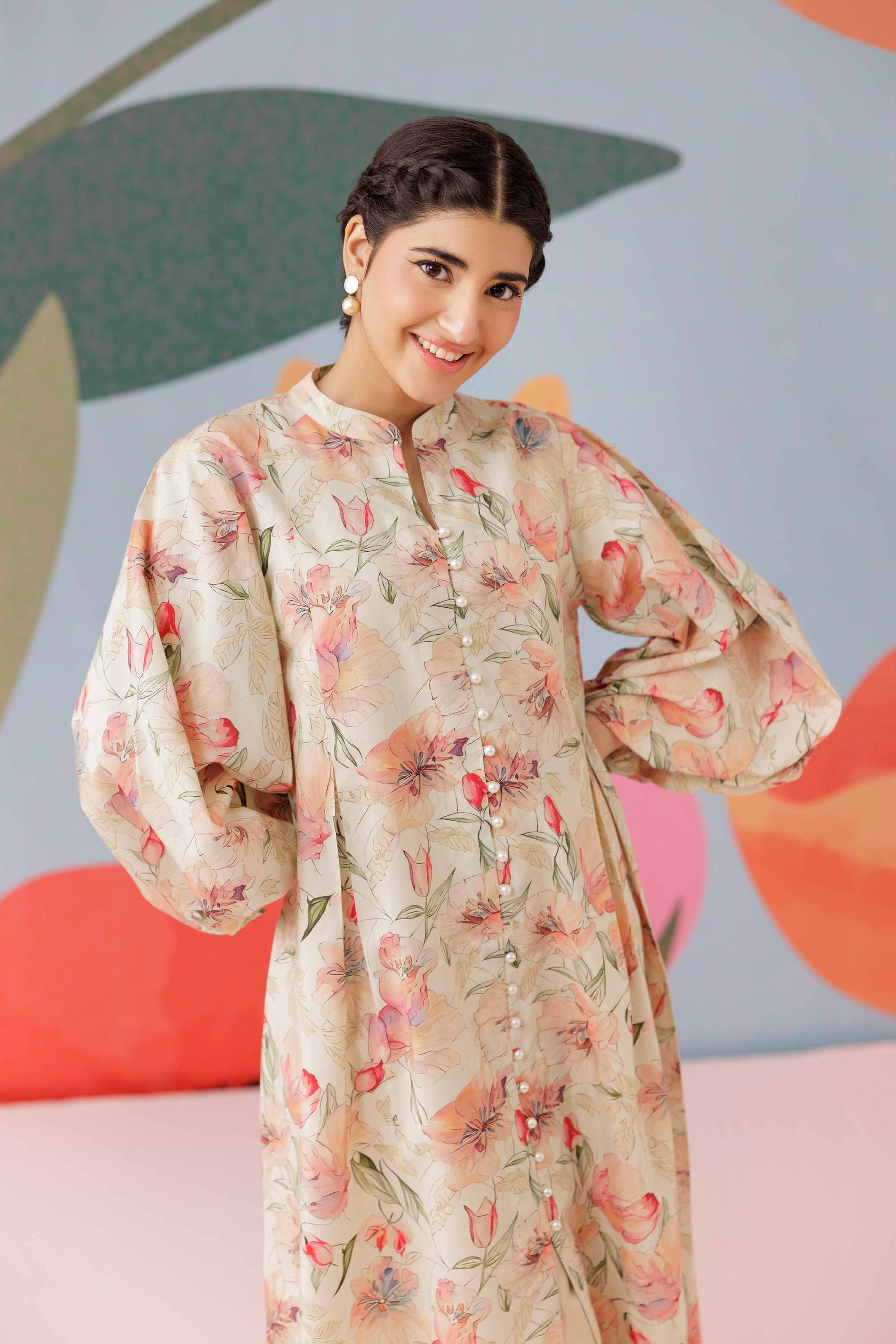 Printed Dress - PS25-72