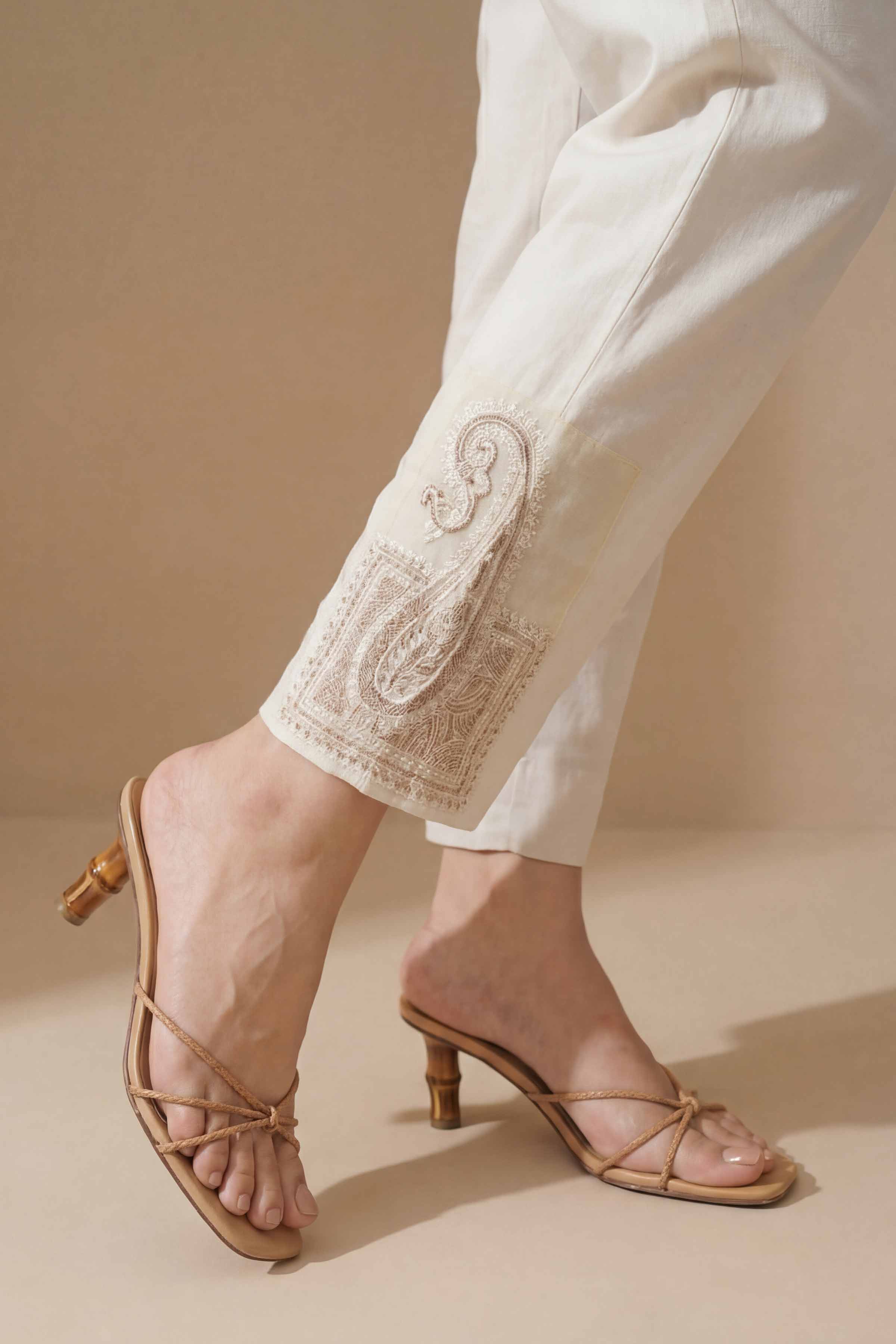 Embroidered Pants - PS26-184