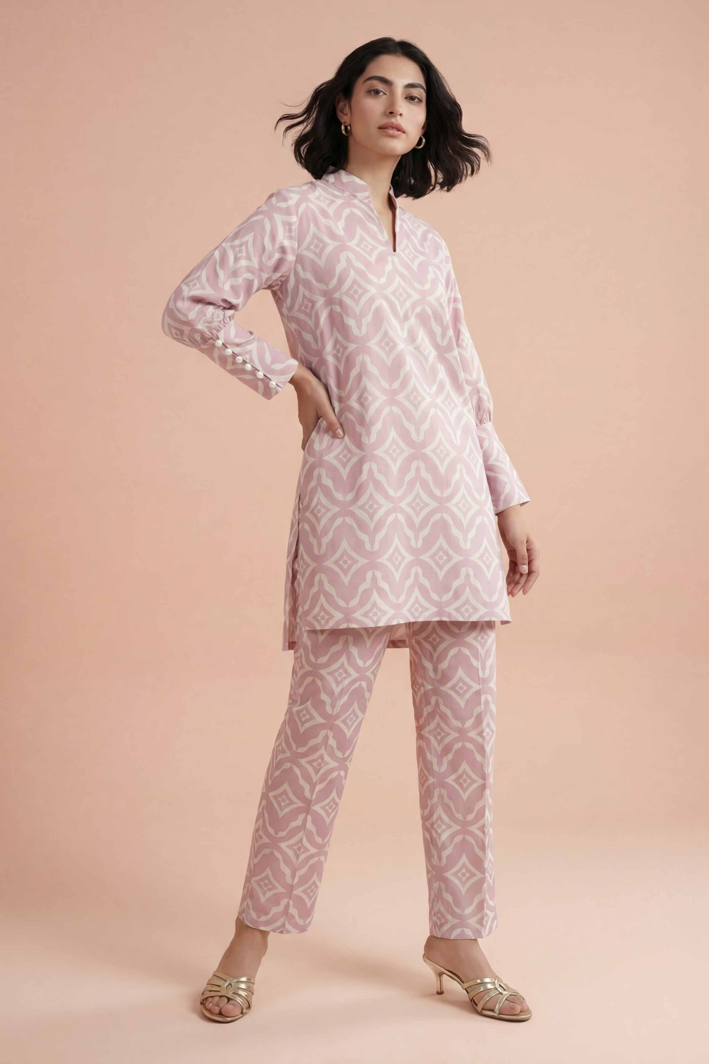 2 Piece - Printed Suit - PS26-85
