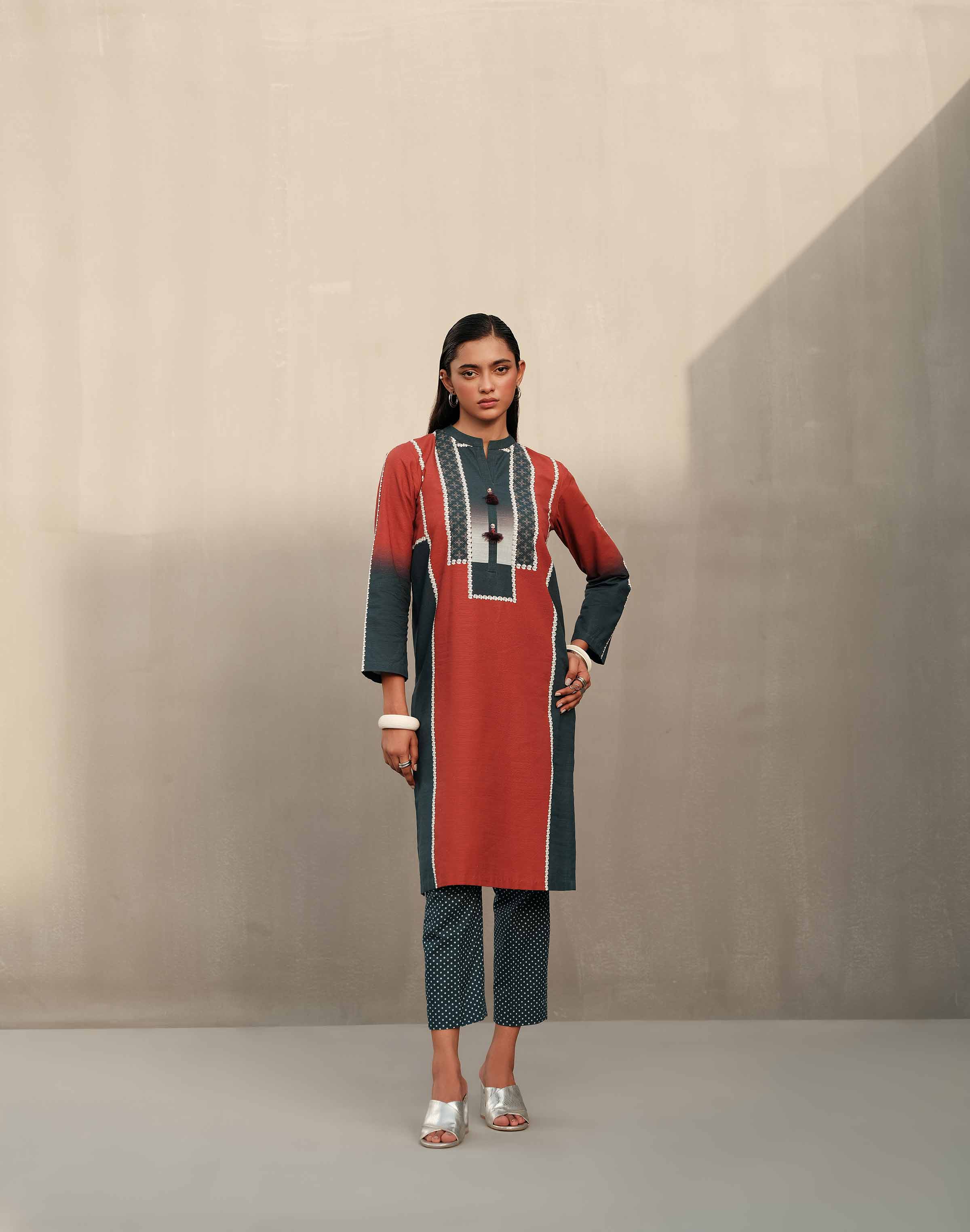 2 Piece - Printed Suit - PW23-173