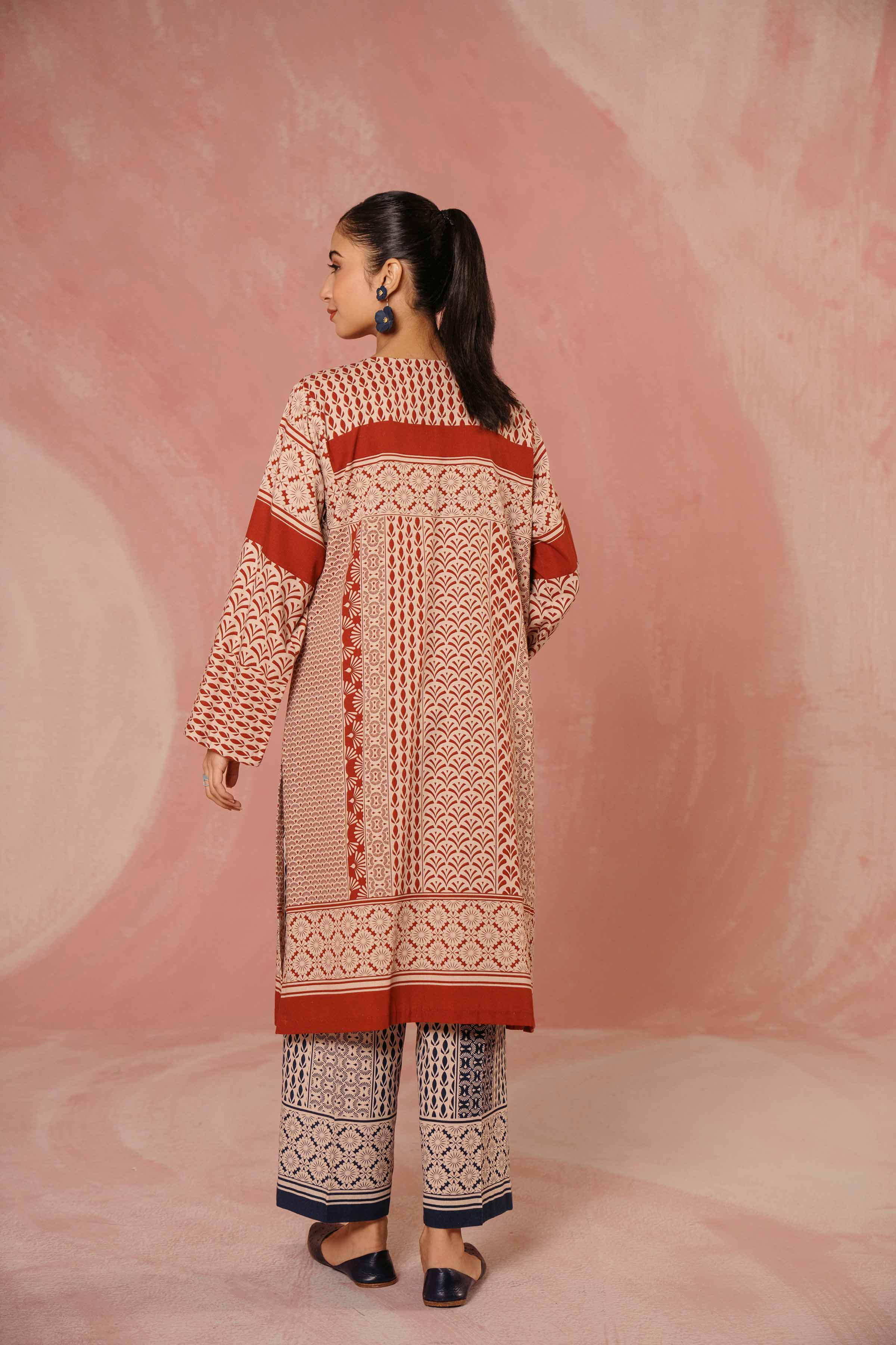 2 Piece - Printed Suit - PW23-214