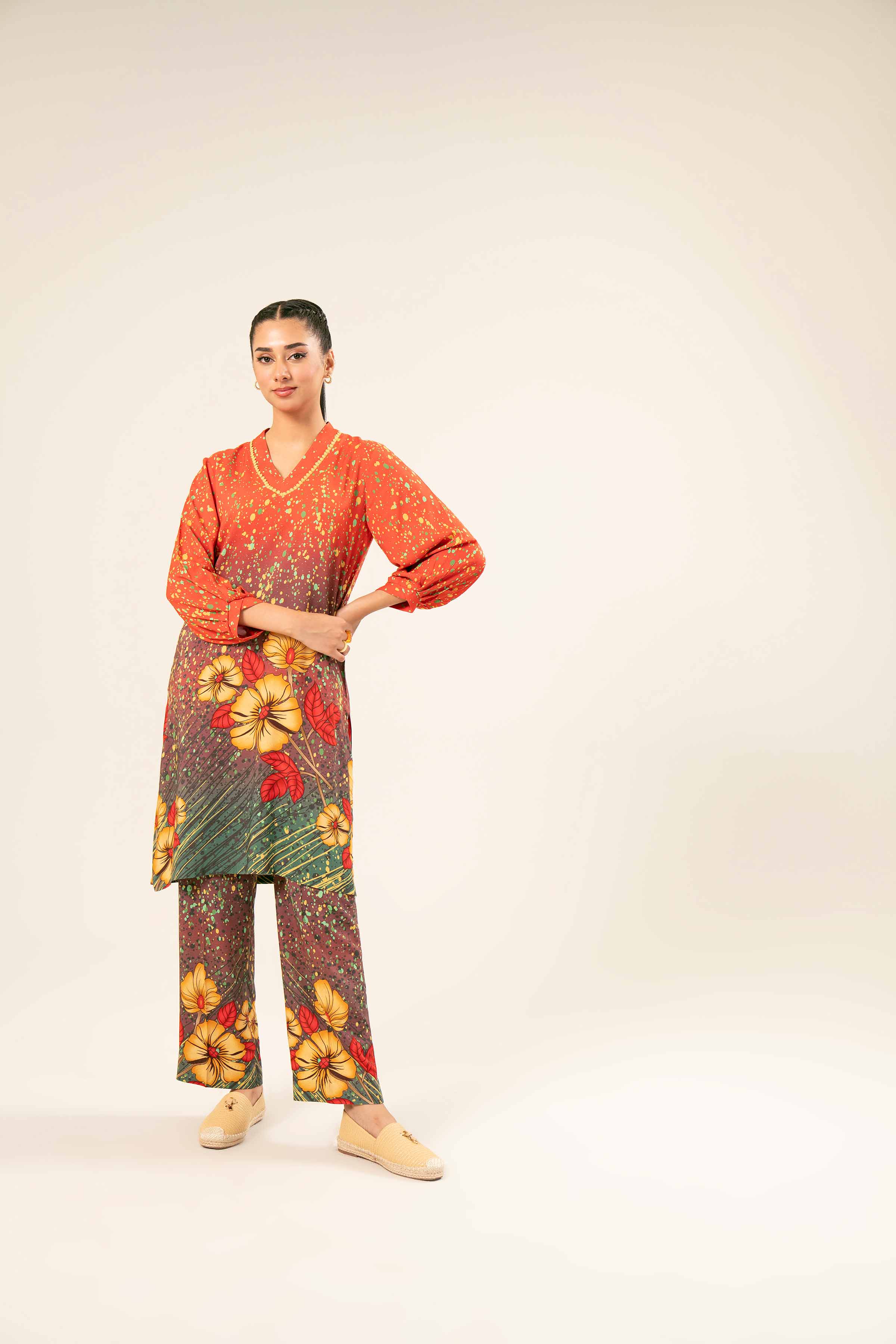 2 Piece - Printed Suit - PW24-120