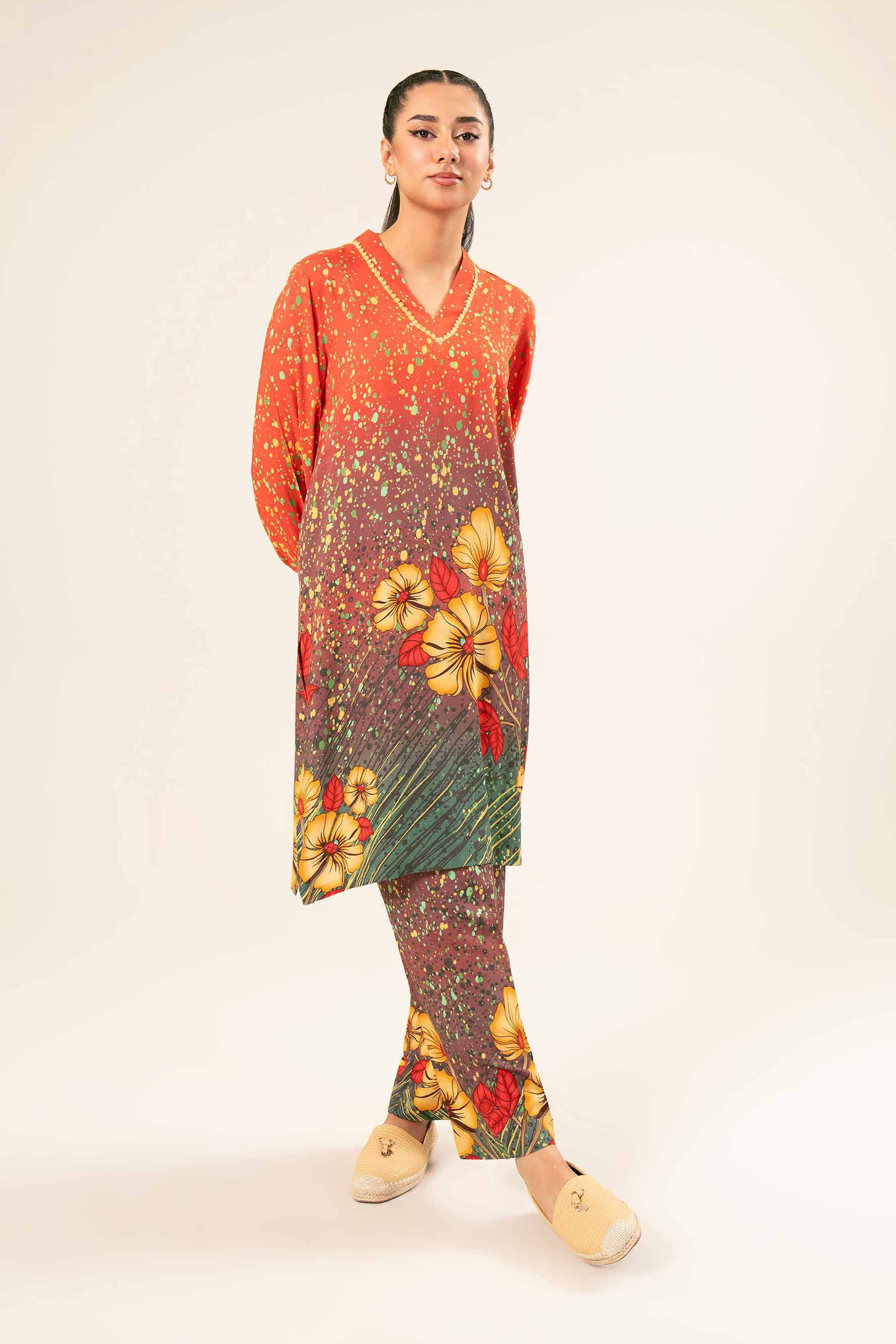 2 Piece - Printed Suit - PW24-120