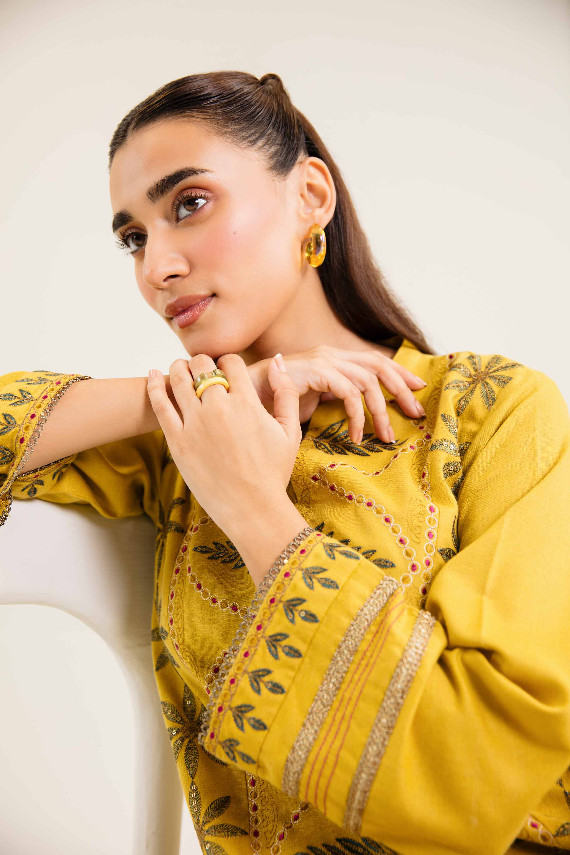 2 Piece - Embroidered Suit - PW24-239