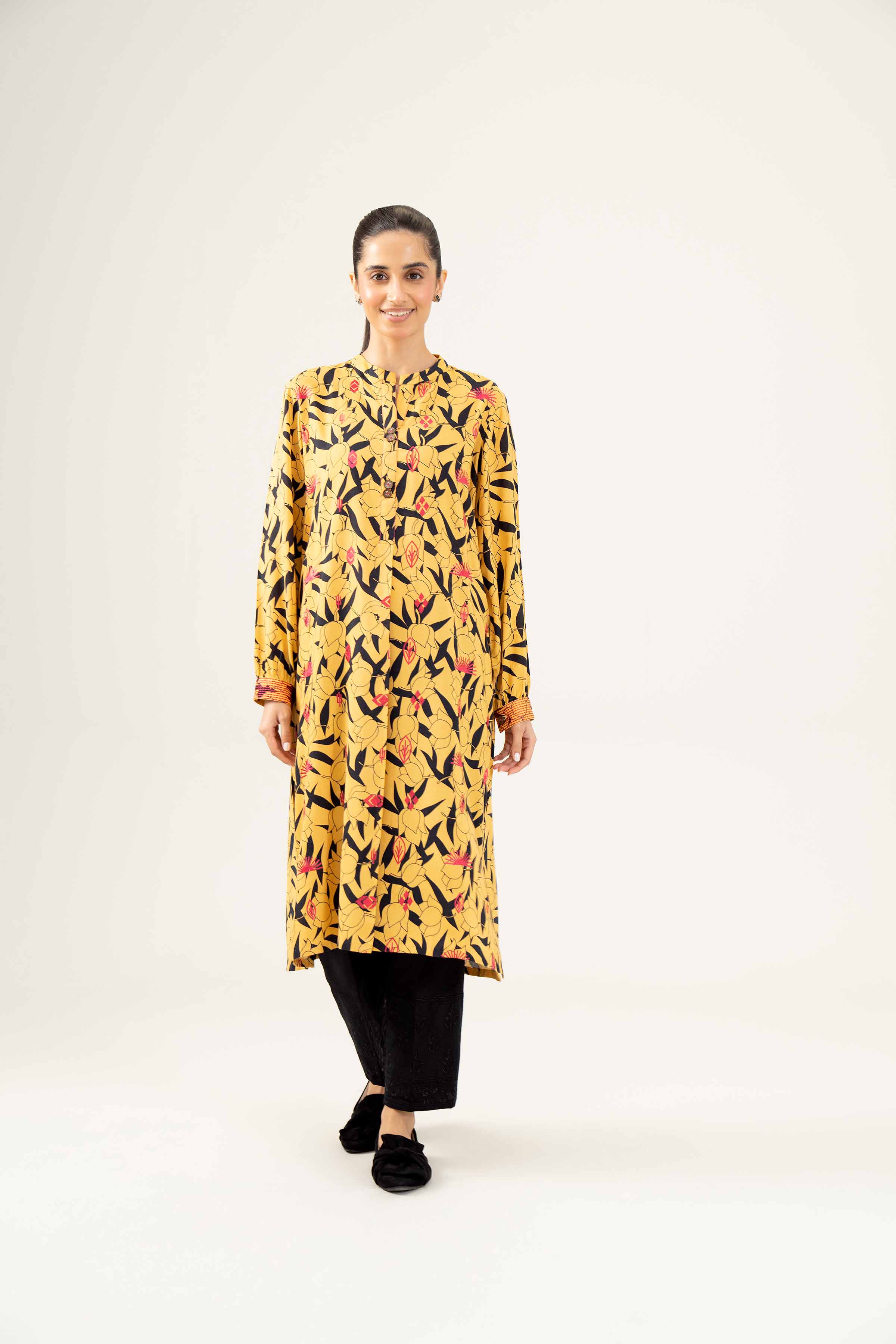 Printed Embroidered Shirt - PW24-244