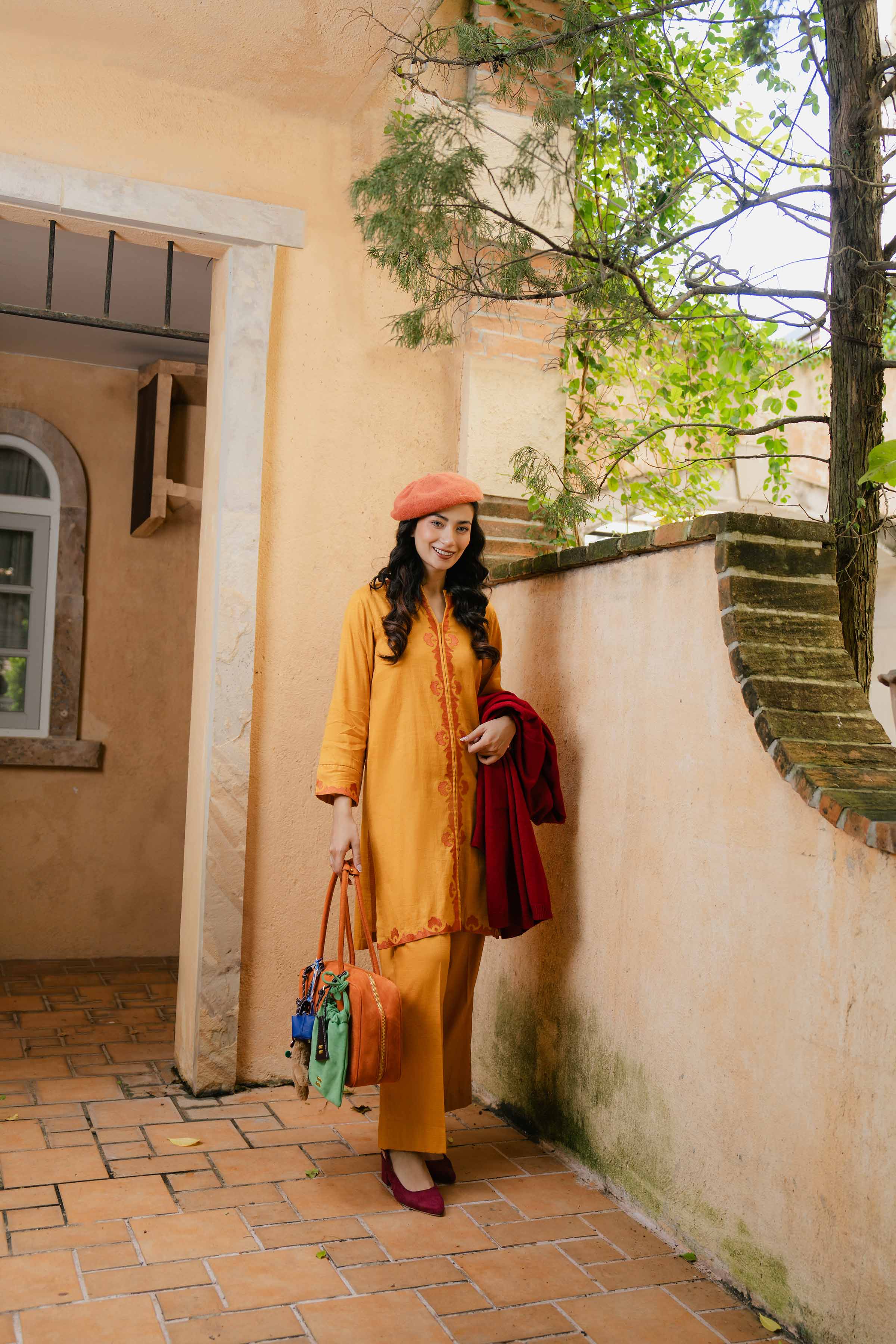 2 Piece - Embroidered Suit - PW24-255