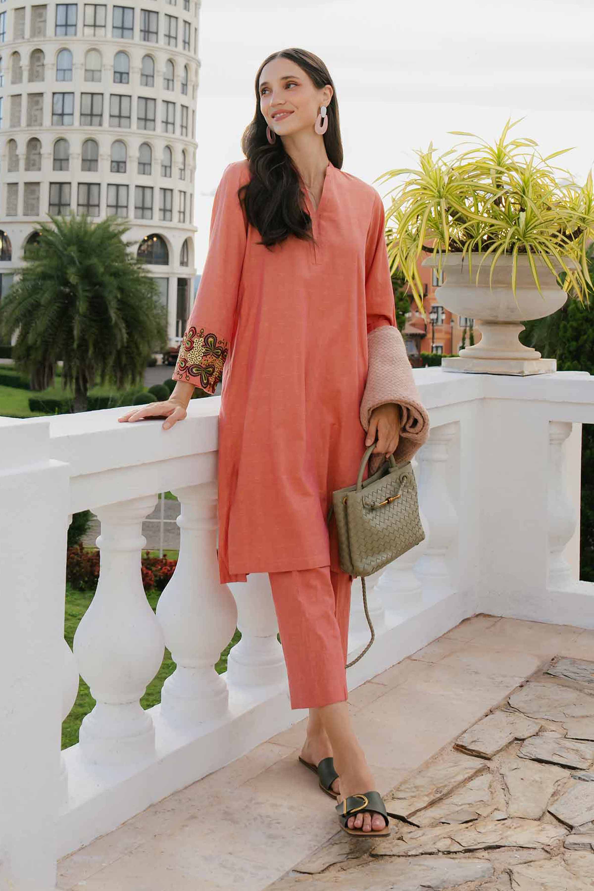 2 Piece - Embroidered Suit - PW24-30