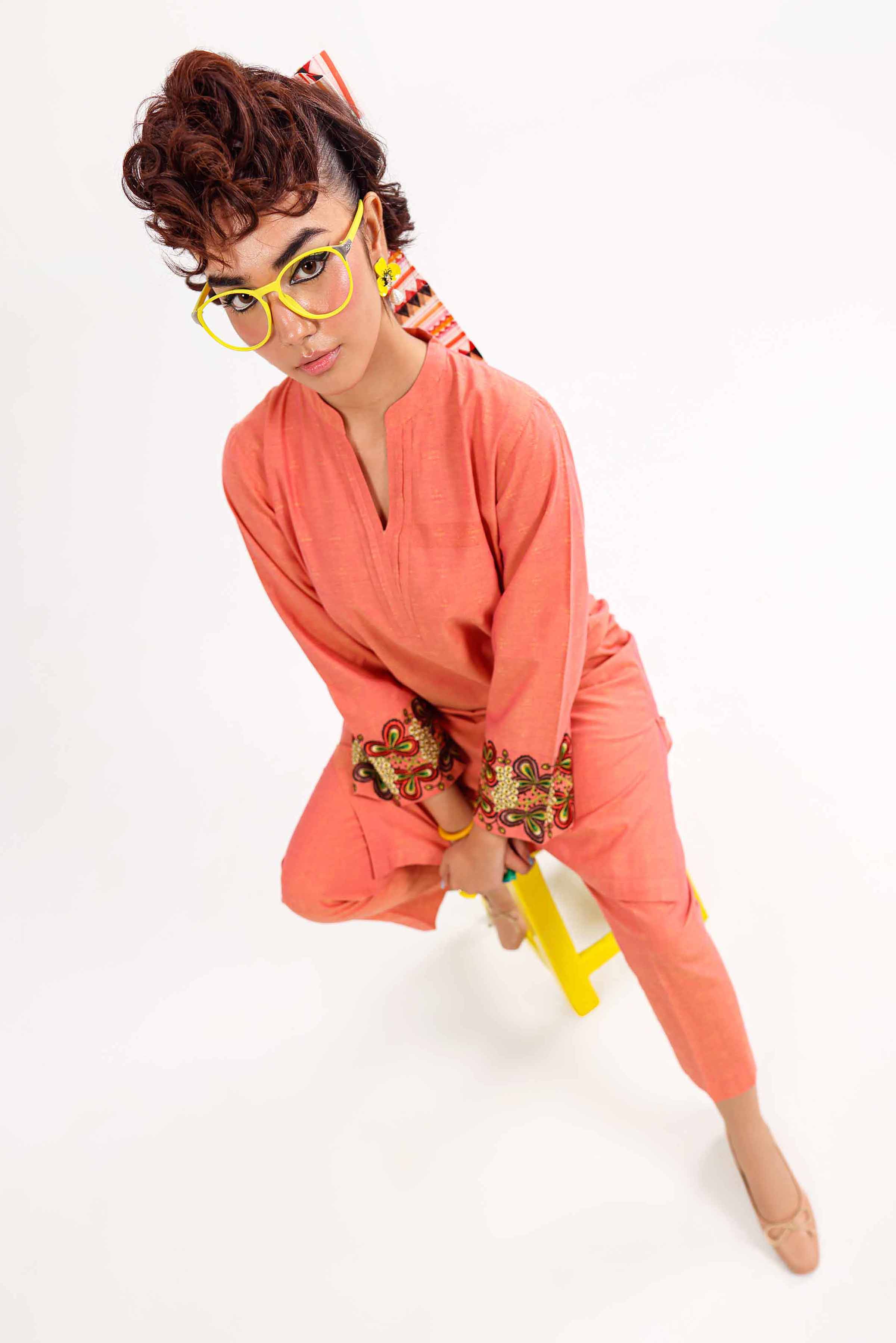 2 Piece - Embroidered Suit - PW24-30