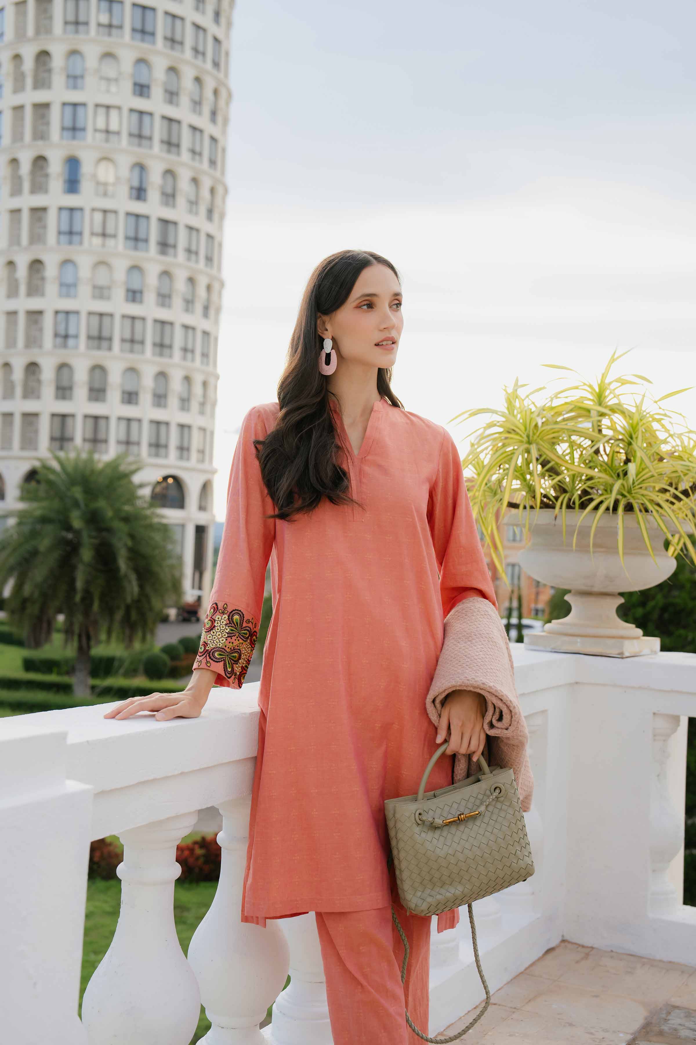 2 Piece - Embroidered Suit - PW24-30