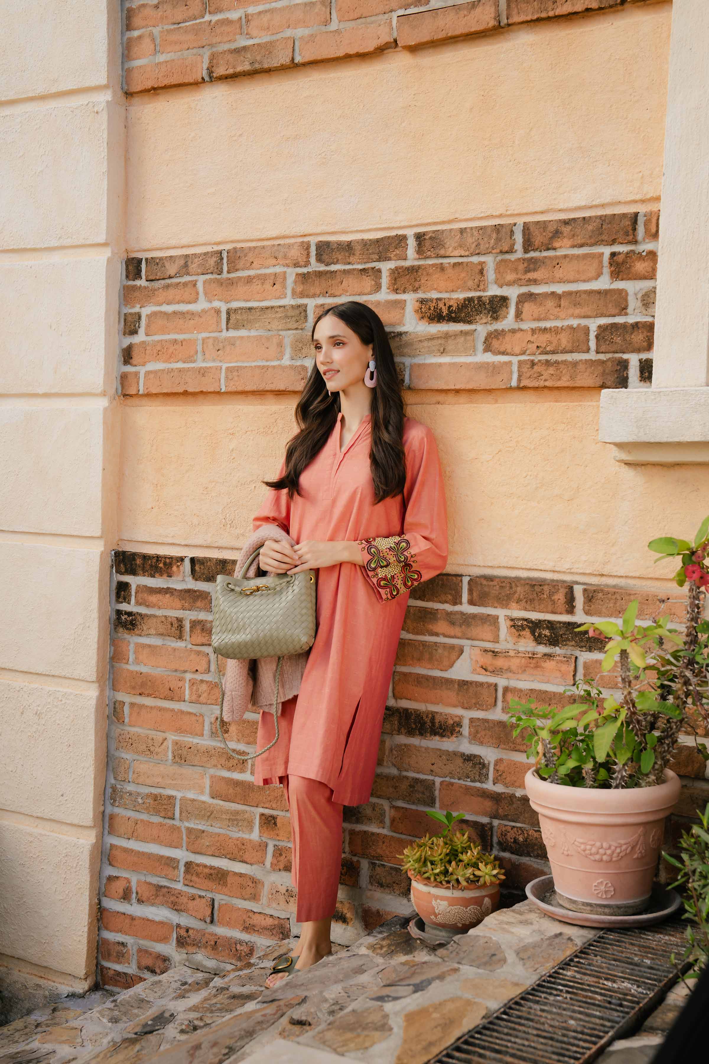 2 Piece - Embroidered Suit - PW24-30