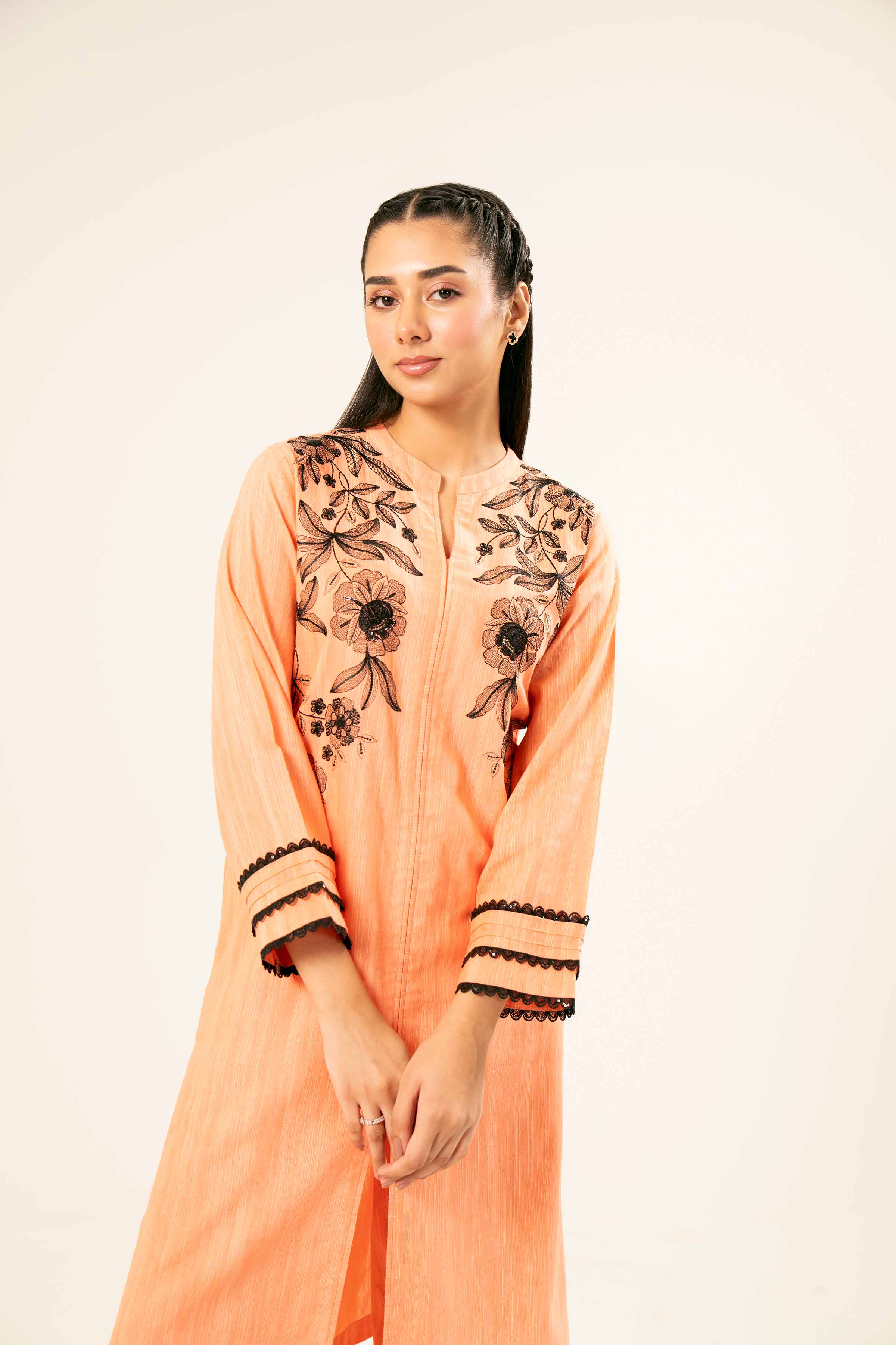 2 Piece - Embroidered Suit - PW24-361