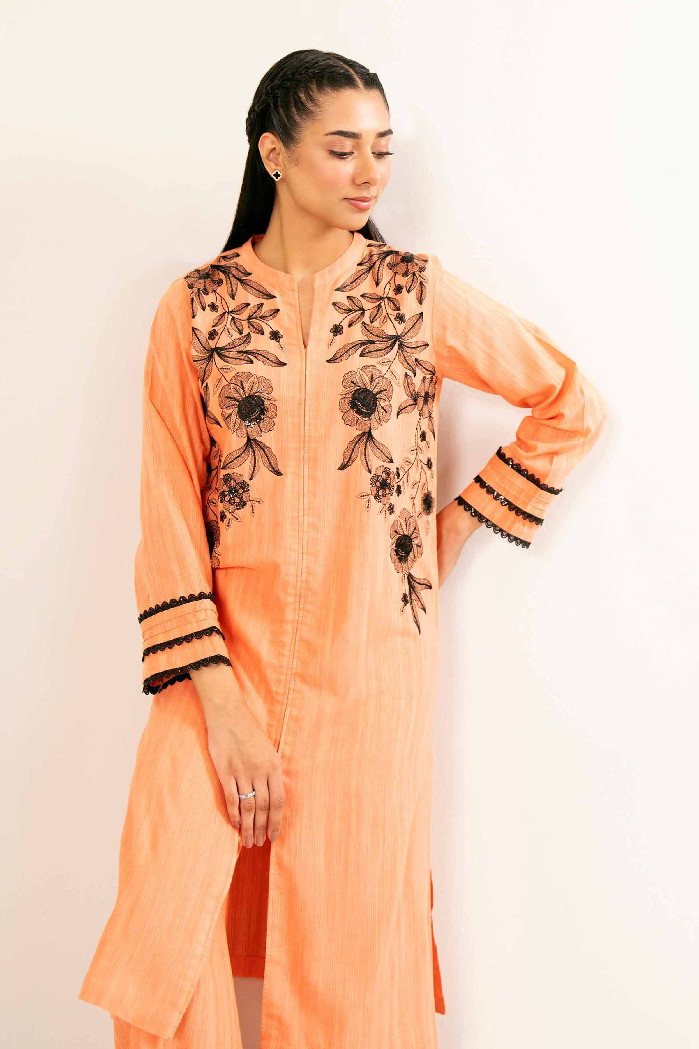 2 Piece - Embroidered Suit - PW24-361