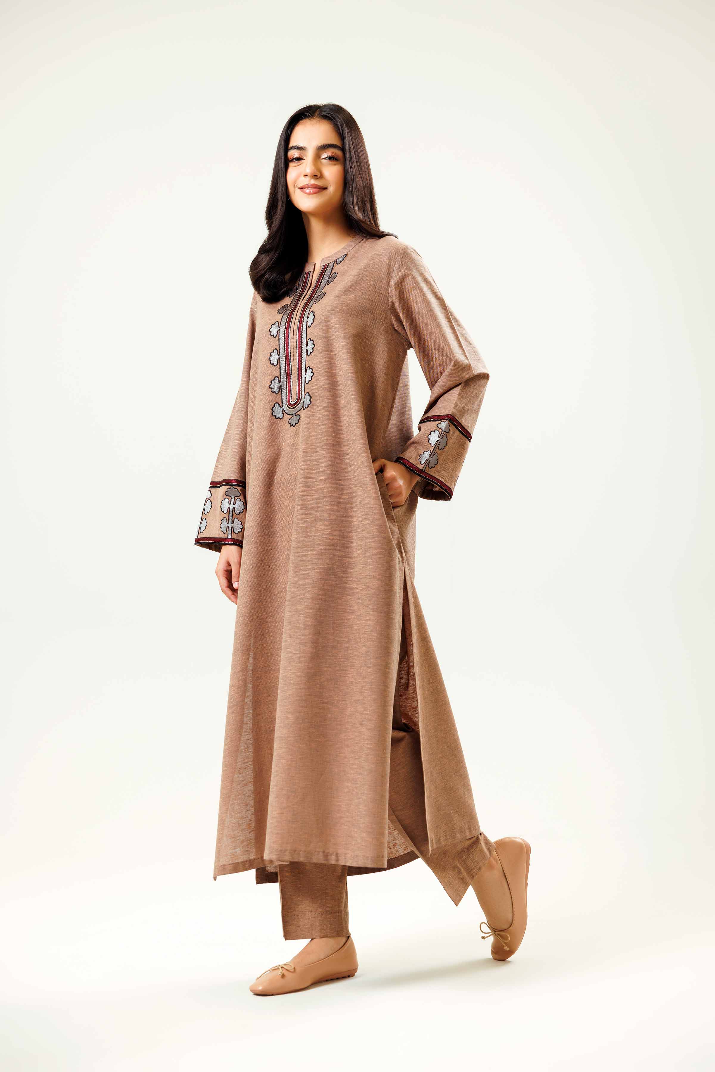 2 Piece - Embroidered Suit - PW24-55