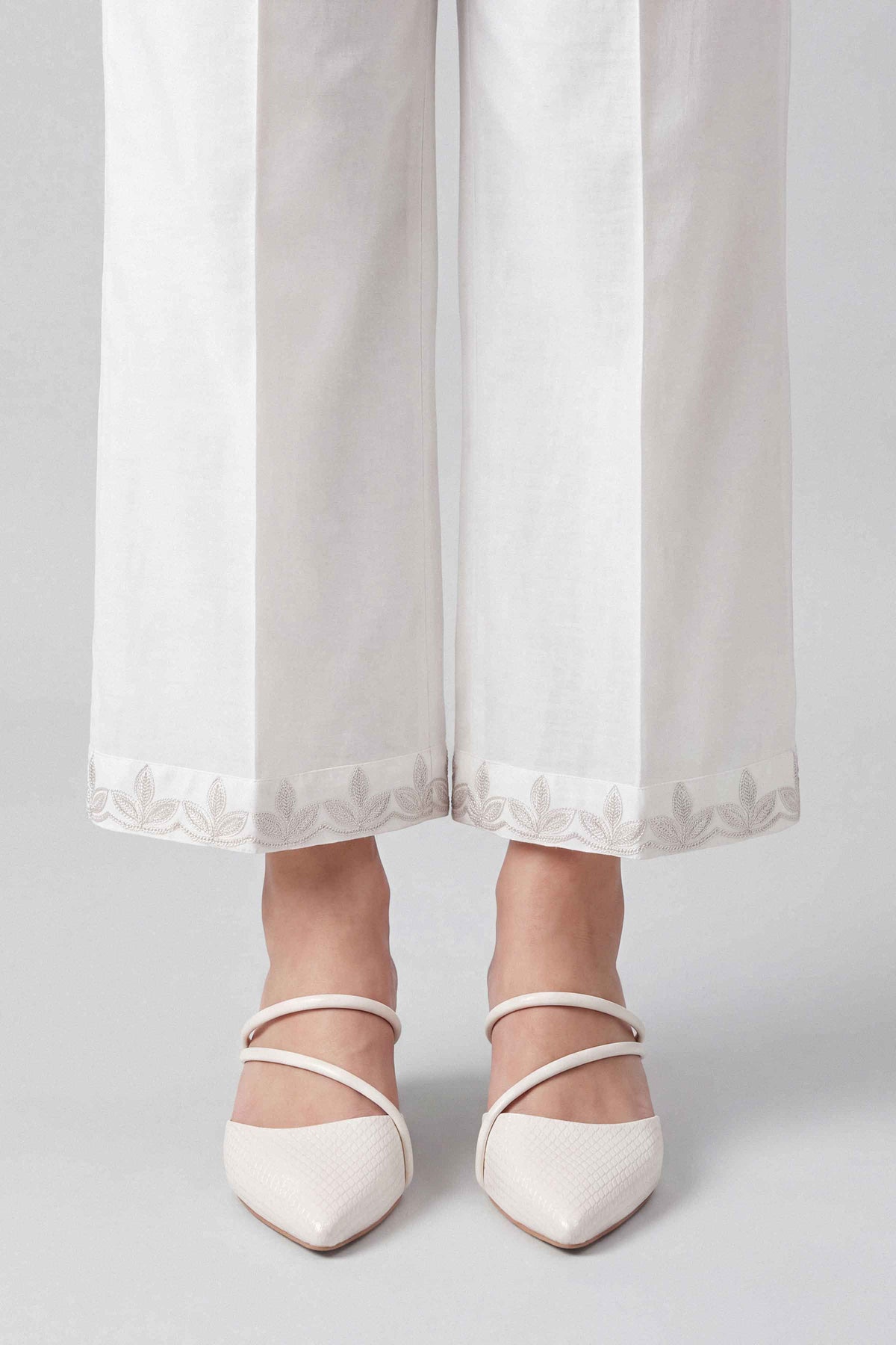Embroidered Trousers - PW25-139